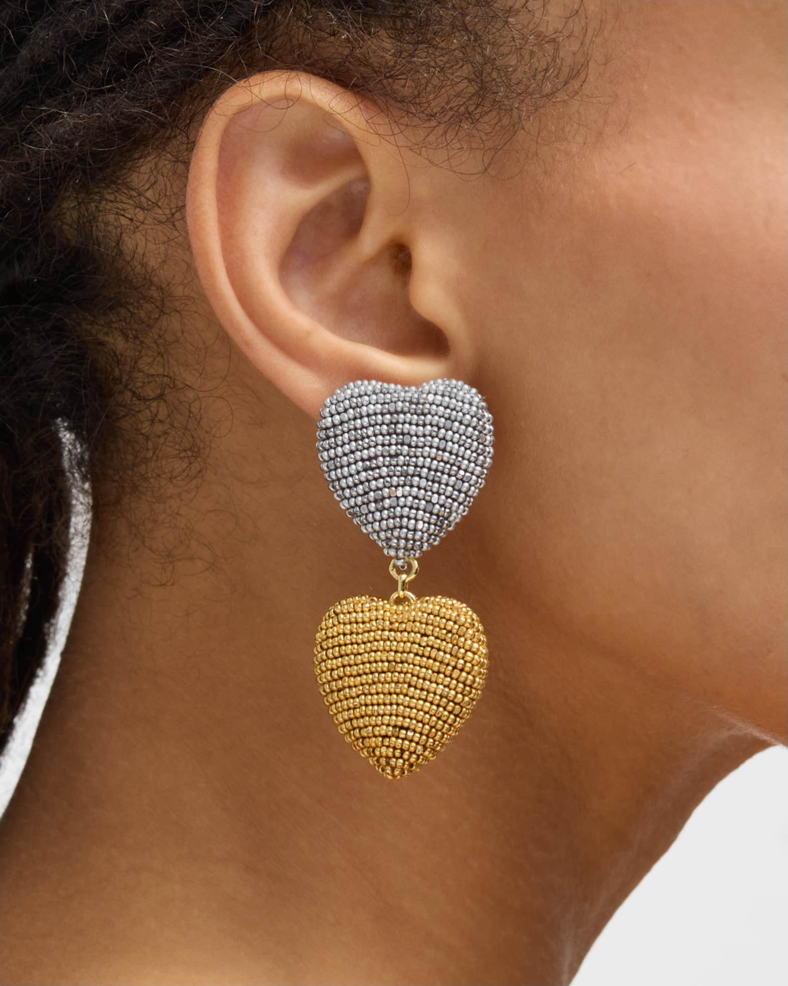Mini Heart Breaker Drop Earrings  1