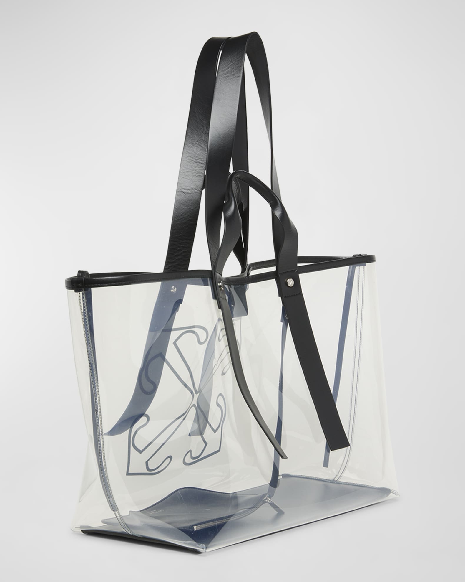 Transparent off white bag cheap