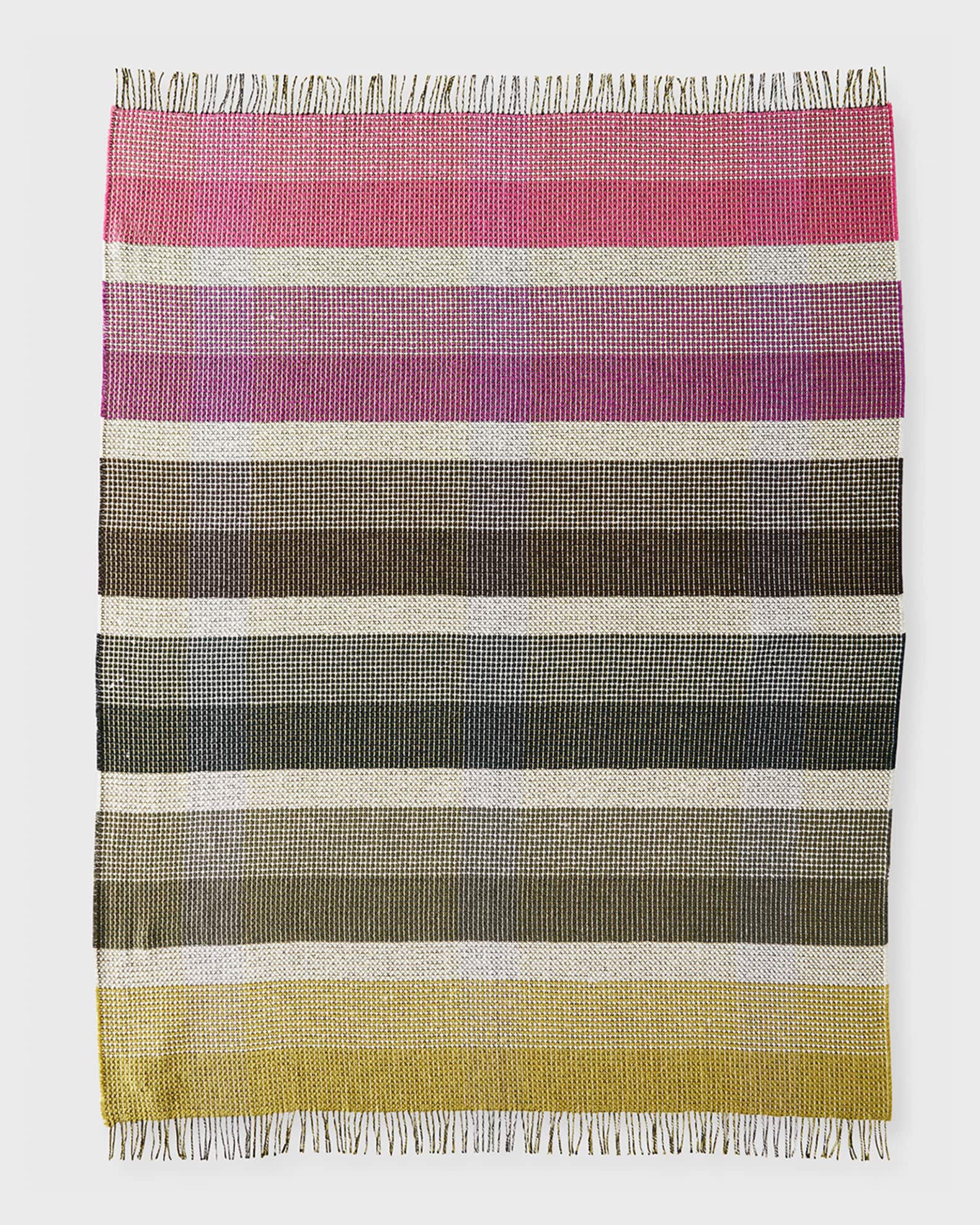 Montaigne Rosewood Throw, 51" x 75" 1