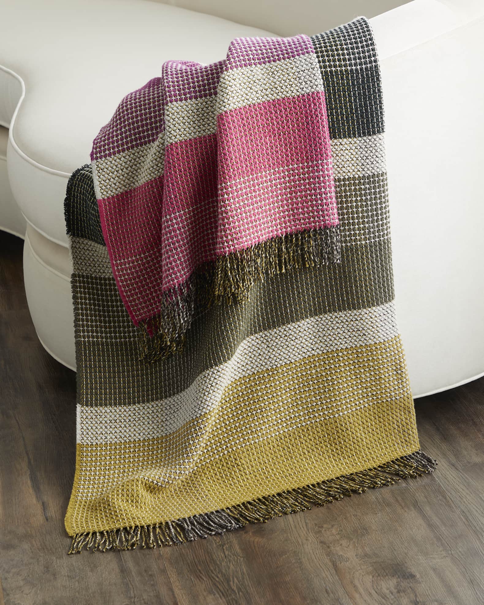 Montaigne Rosewood Throw, 51" x 75" 0