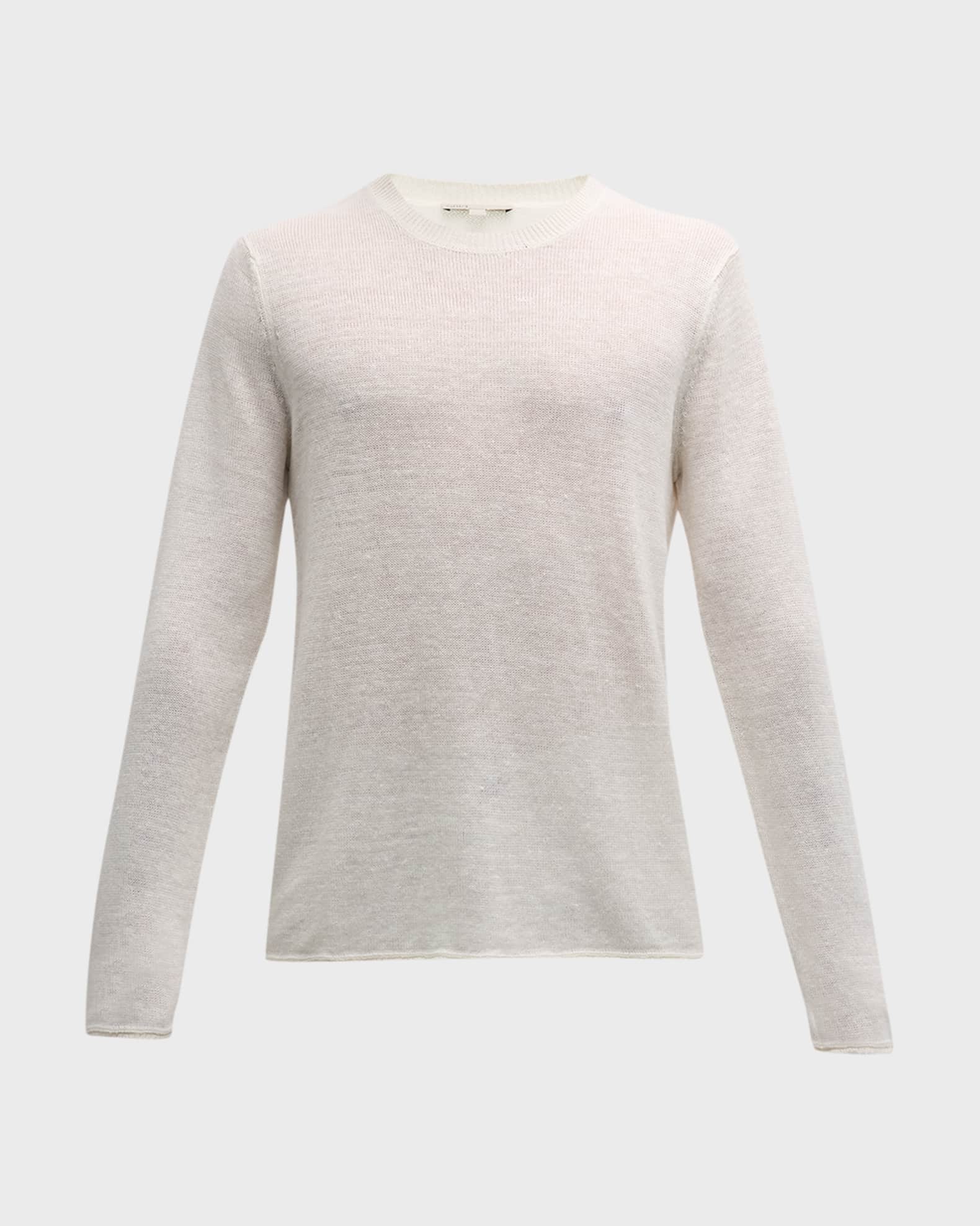 Onia Men's Kevin Linen Crewneck Sweater | Neiman Marcus