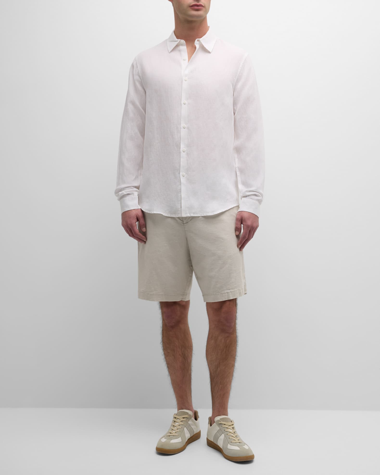 Men's Air Linen Casual Button-Down Shirt 1
