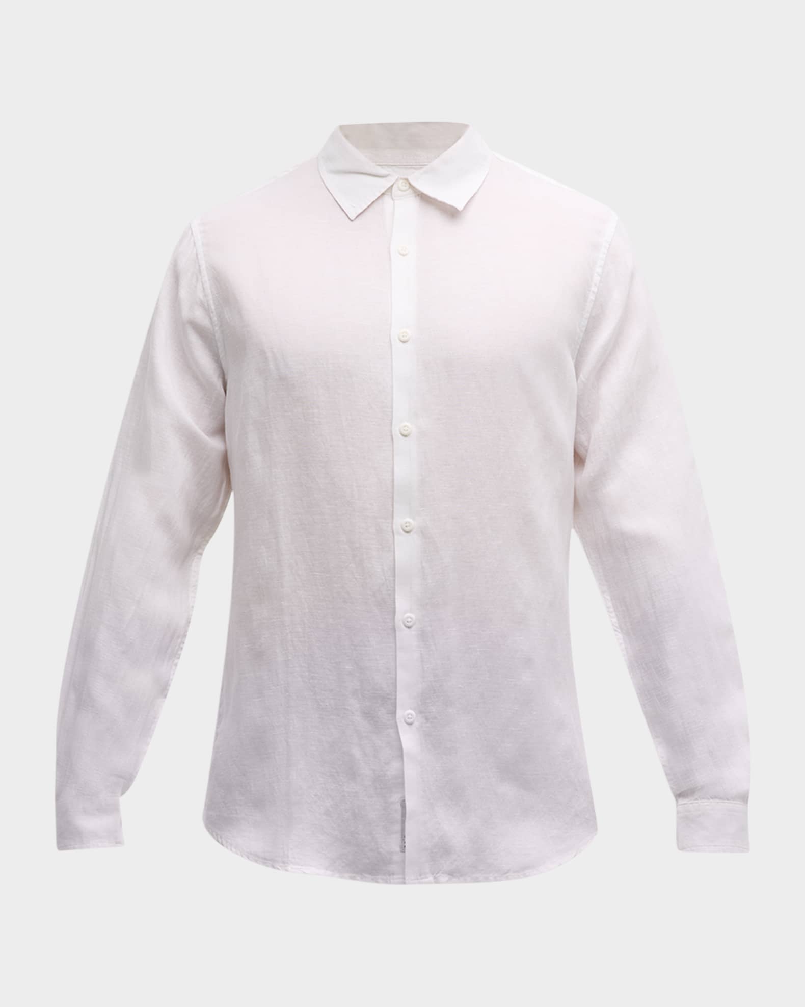 Men's Air Linen Casual Button-Down Shirt 0