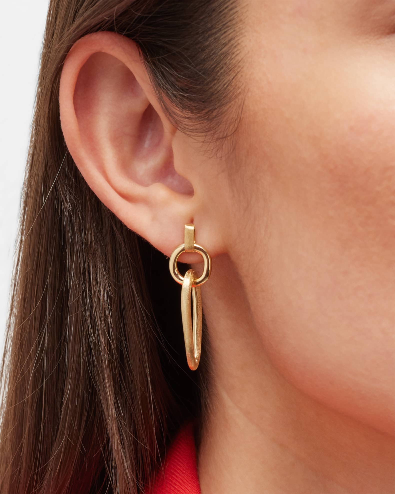 18k Gold Jaipur Link Earrings  1