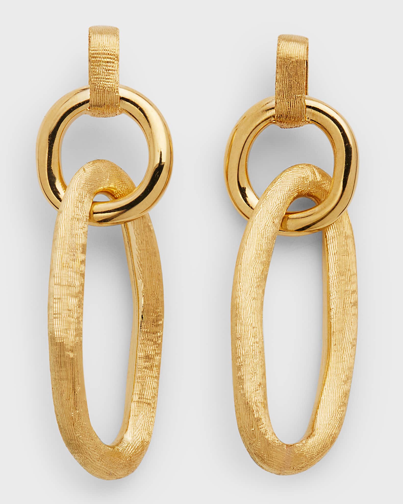 18k Gold Jaipur Link Earrings  0