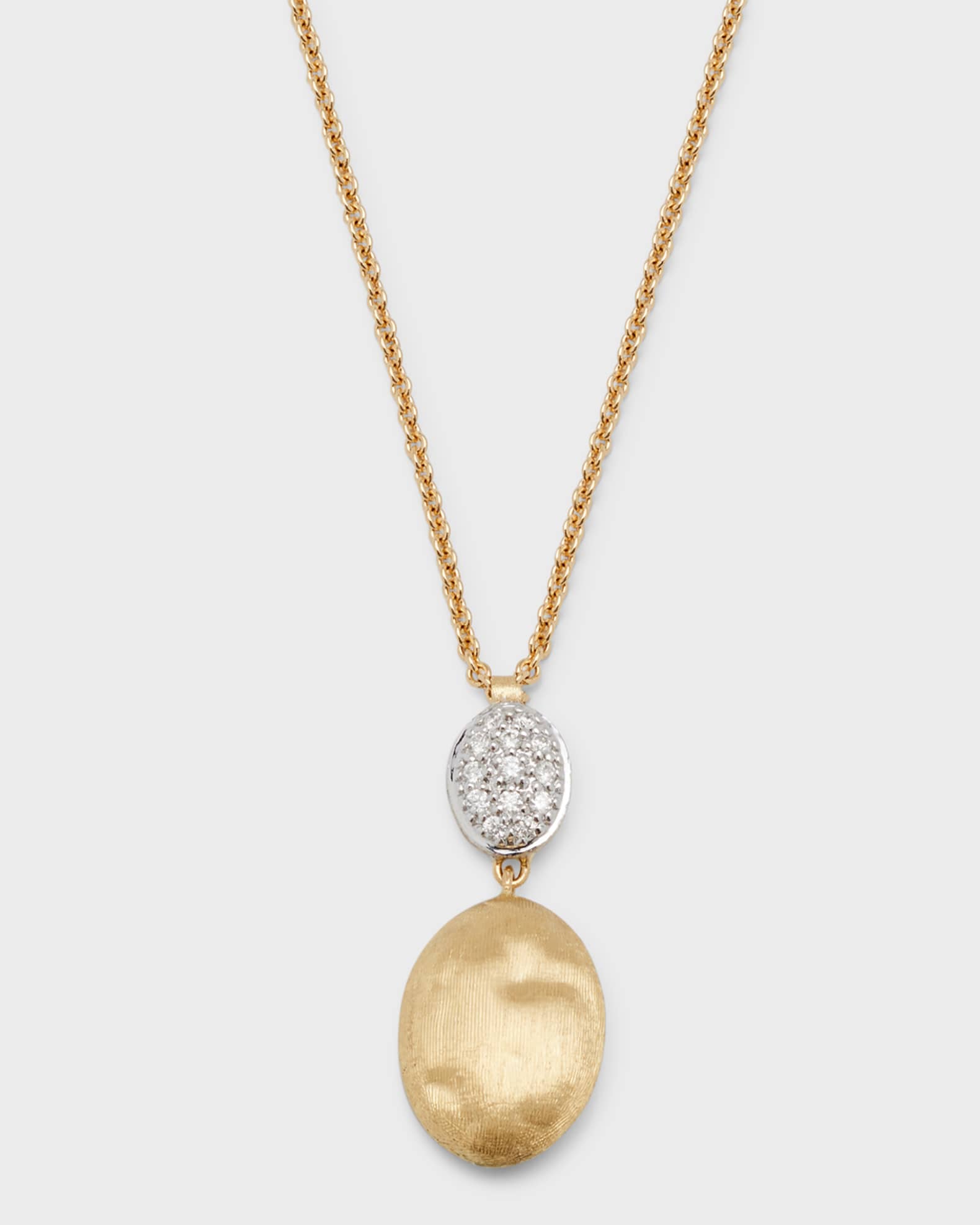 Siviglia 18K Gold & Pave Diamond Pendant Necklace, 16.5" 0