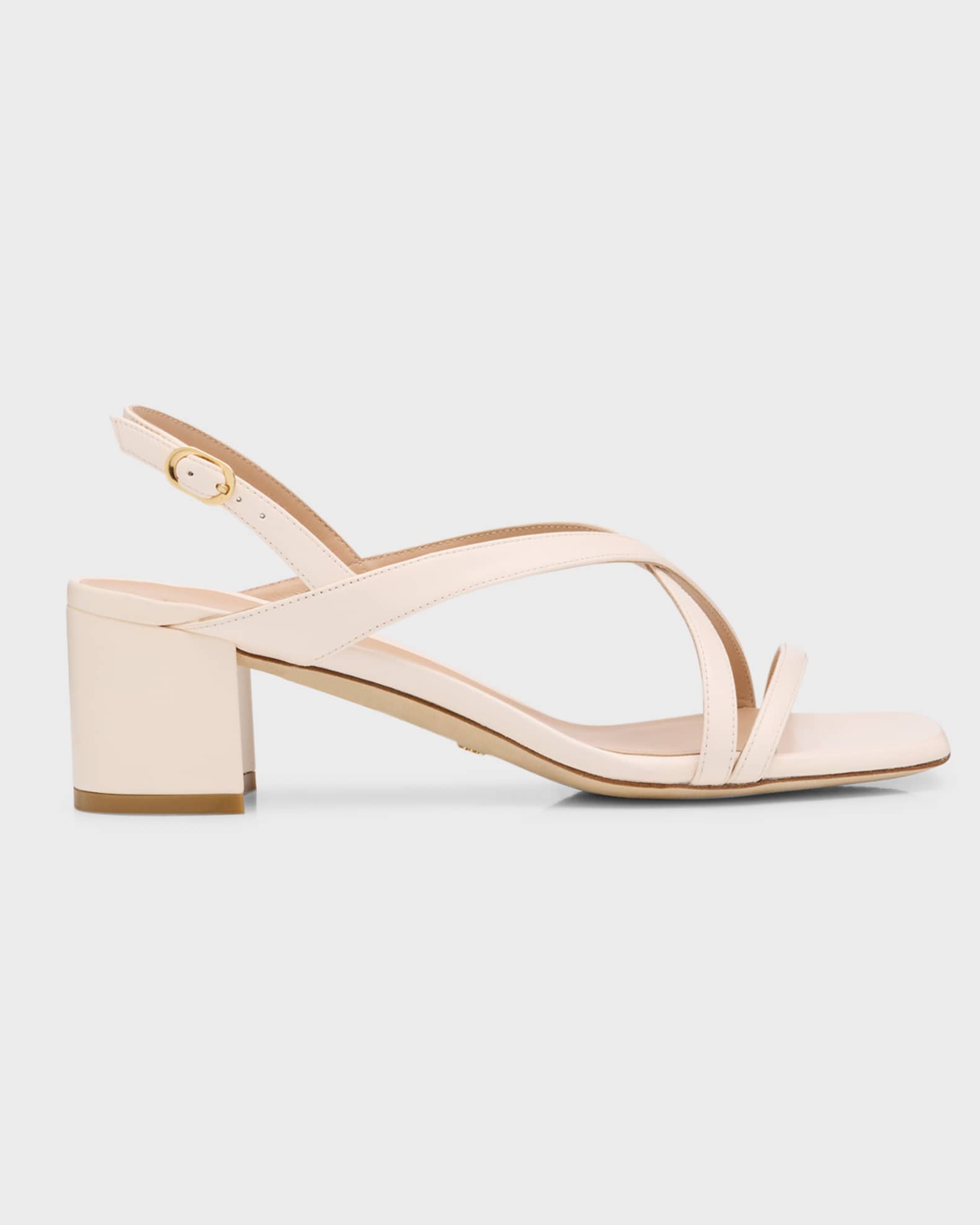 Stuart Weitzman Oasis Maui Leather Slingback Sandals