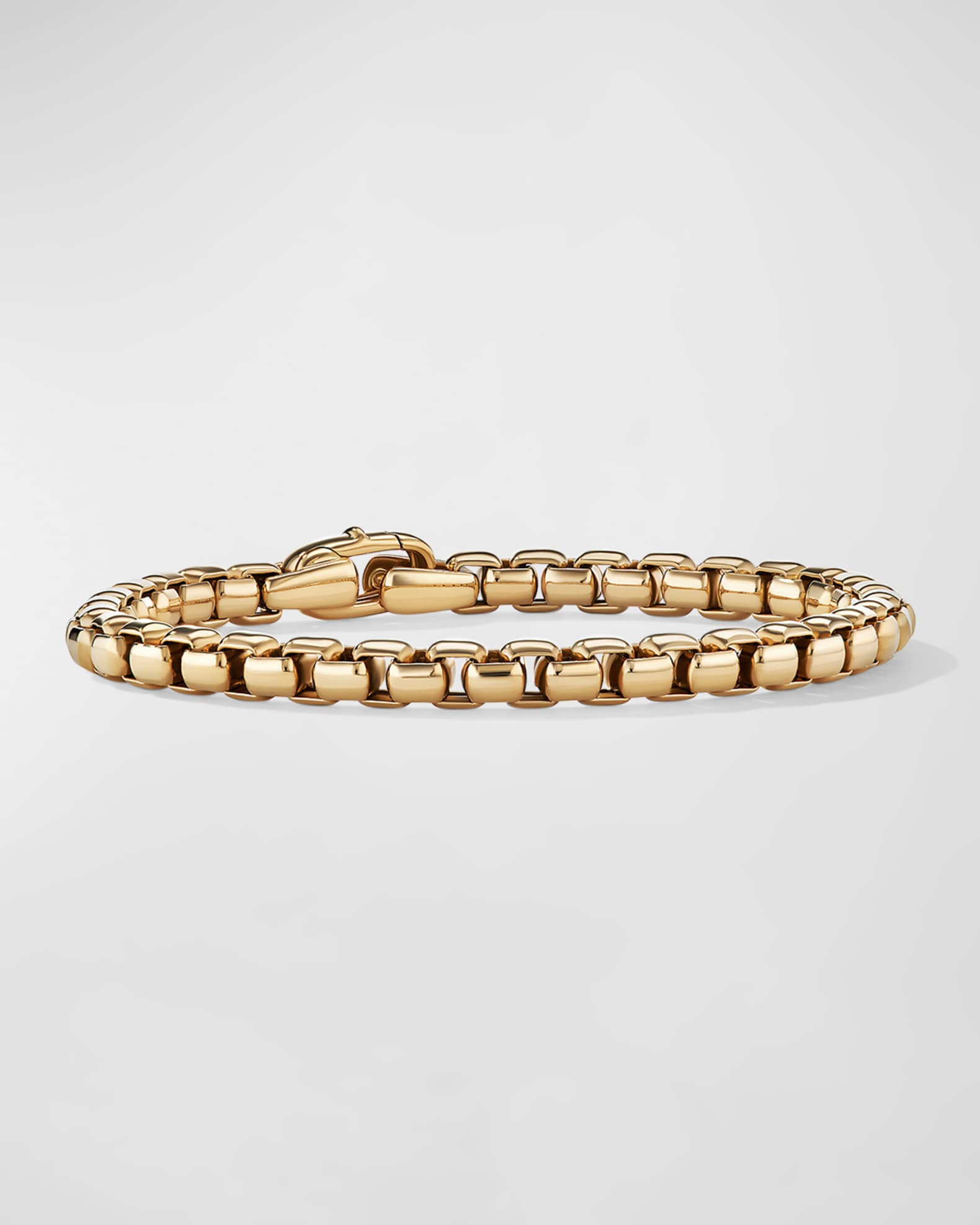 David Yurman DY Bel Aire Chain Bracelet in 18K Gold 5.2mm Neiman Marcus
