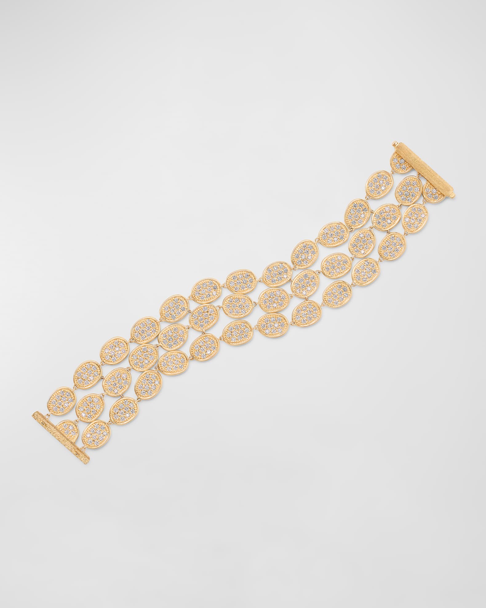 18K Yellow Gold Lunaria Alta Three Strand Bracelet 0