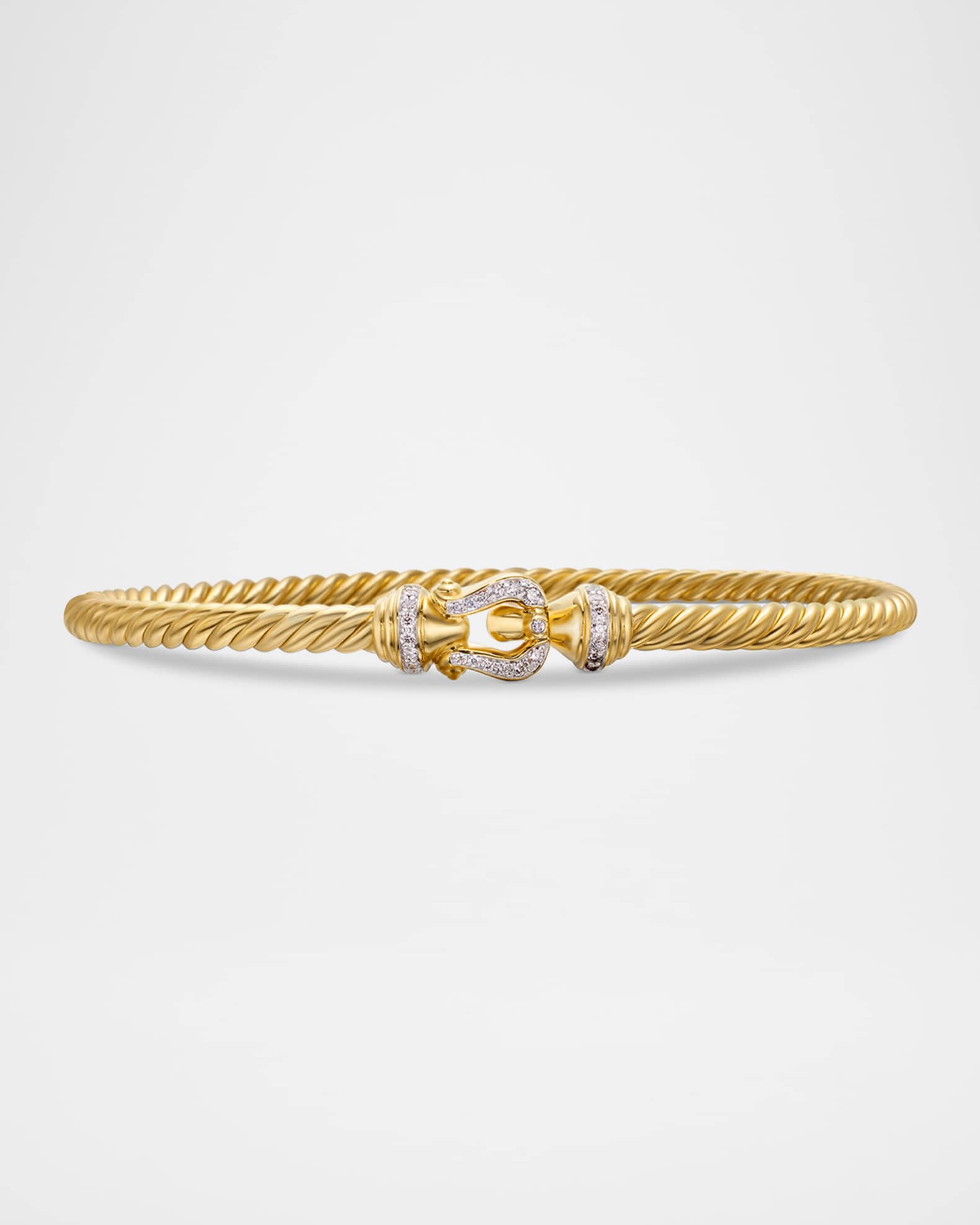 3.5mm Buckle Bracelet in 18K Gold 0