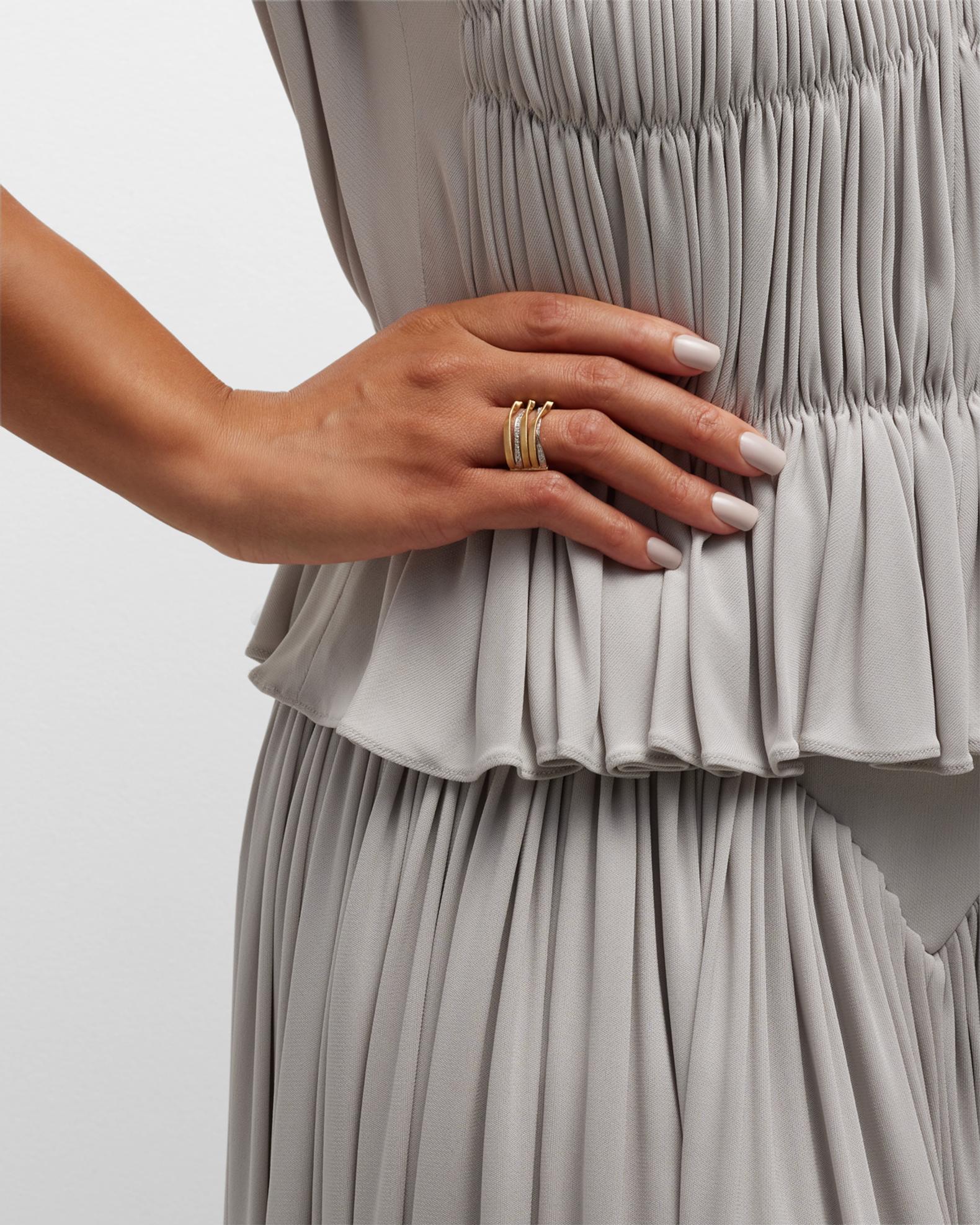 Marco Bicego 18K Yellow Gold Marrakech Five Strand Ring with 