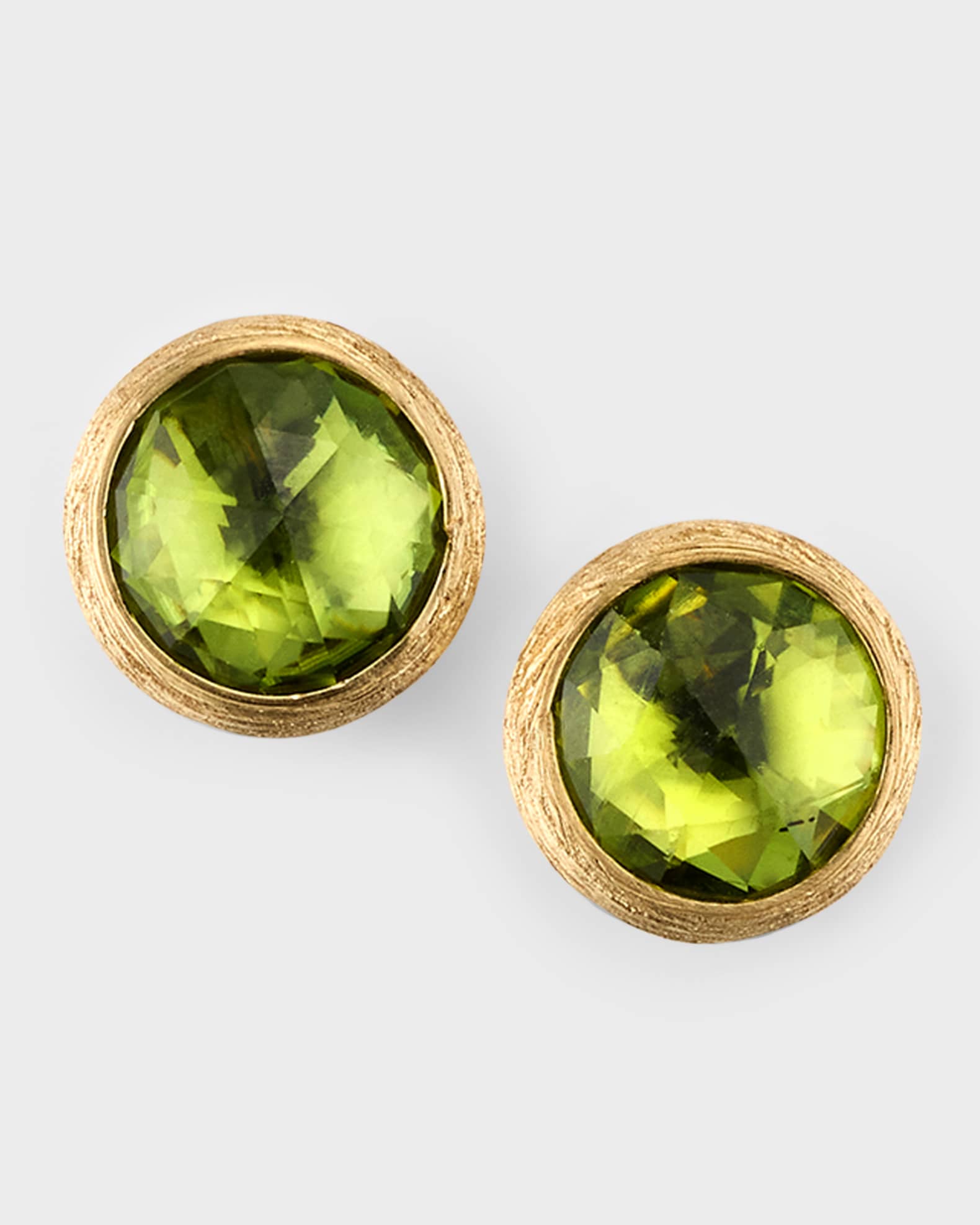 Jaipur Color Stud Earrings with Peridot 0