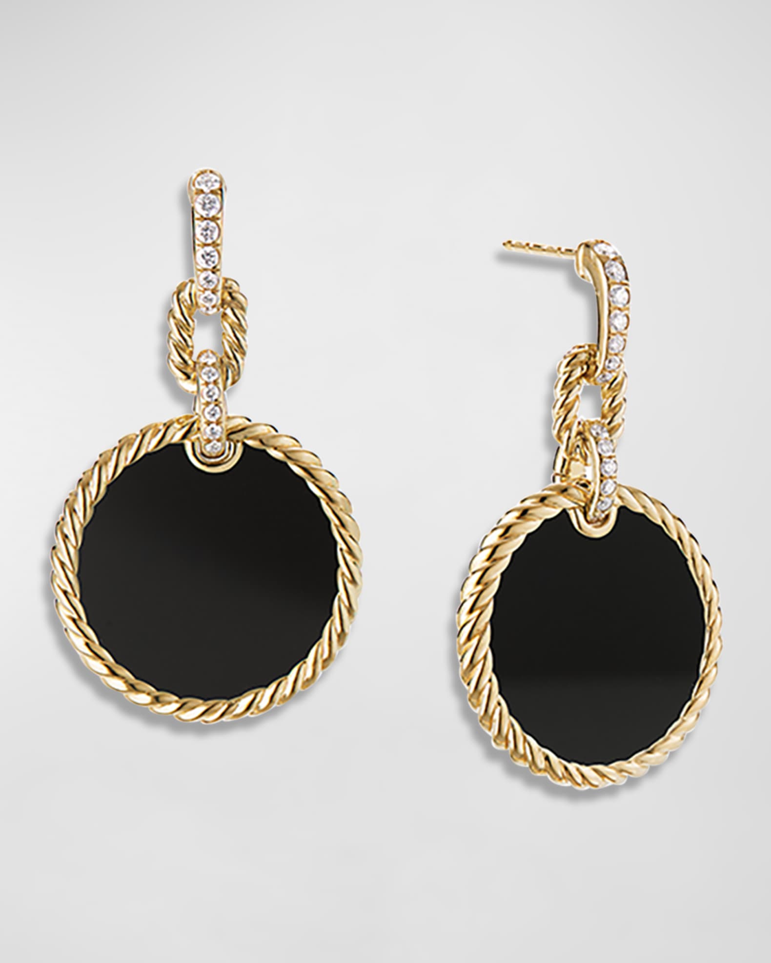 DY Elements Convertible Drop Earrings in 18K Gold 0