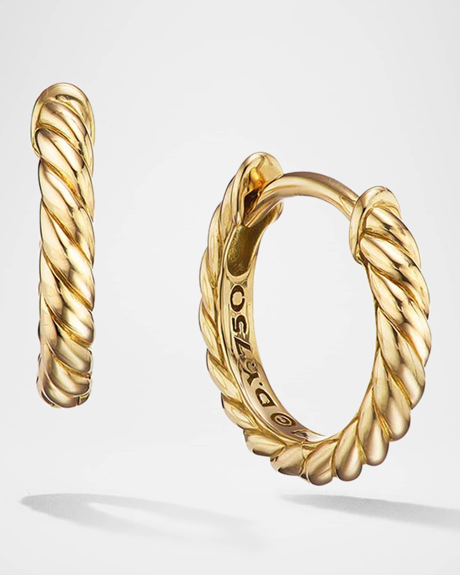 David yurman huggie hoop earrings outlet