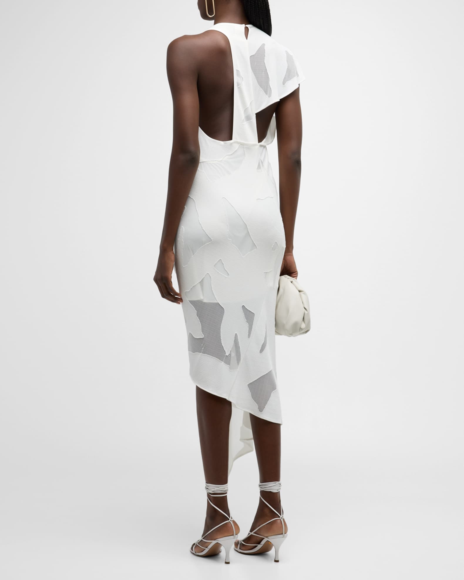 Iro Shanon Knit Asymmetric Midi Dress Neiman Marcus