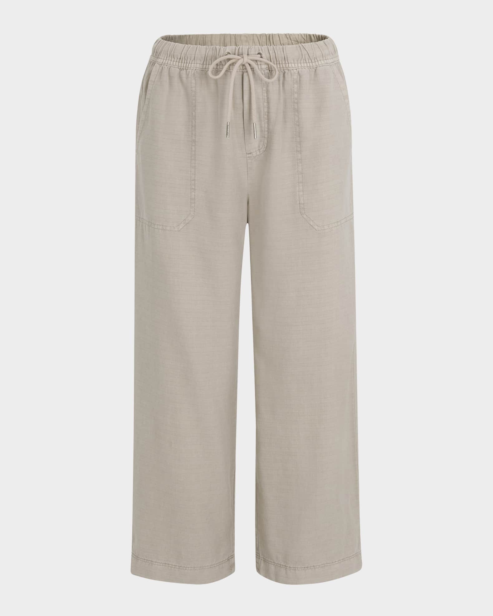 Angie Cropped Wide-Leg Pants 0