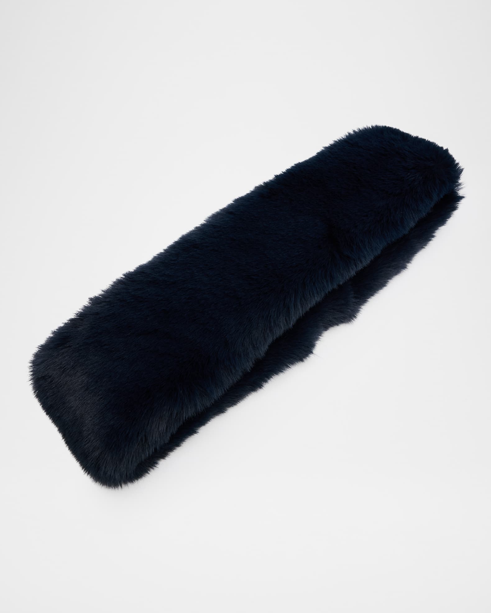 Faux Rex Rabbit Fur Headband - Thumbnail 2