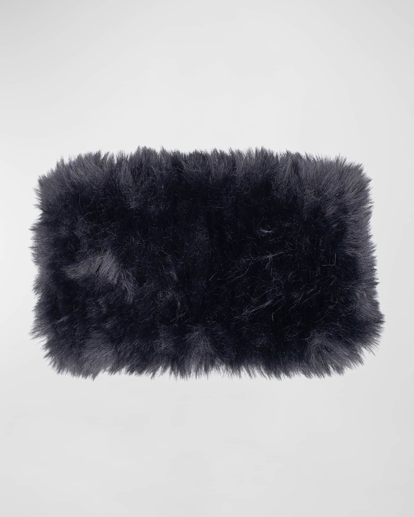 Faux Rex Rabbit Knit Headband