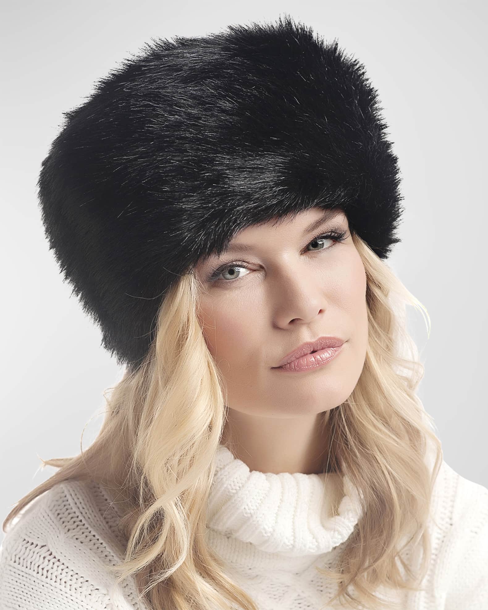 Faux fur best sale cossack hat