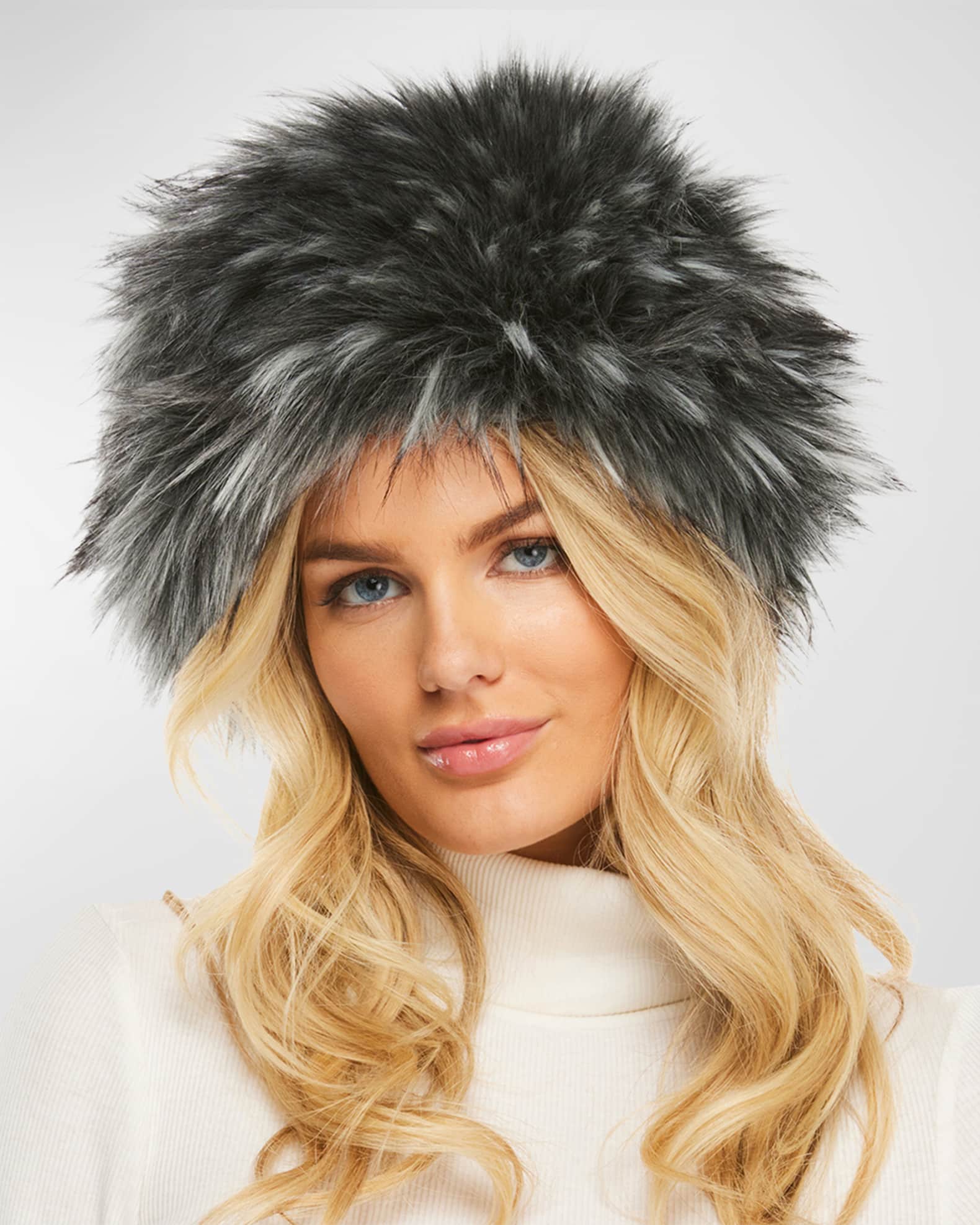 Fabulous Furs Faux Fur Cossack Hat Neiman Marcus