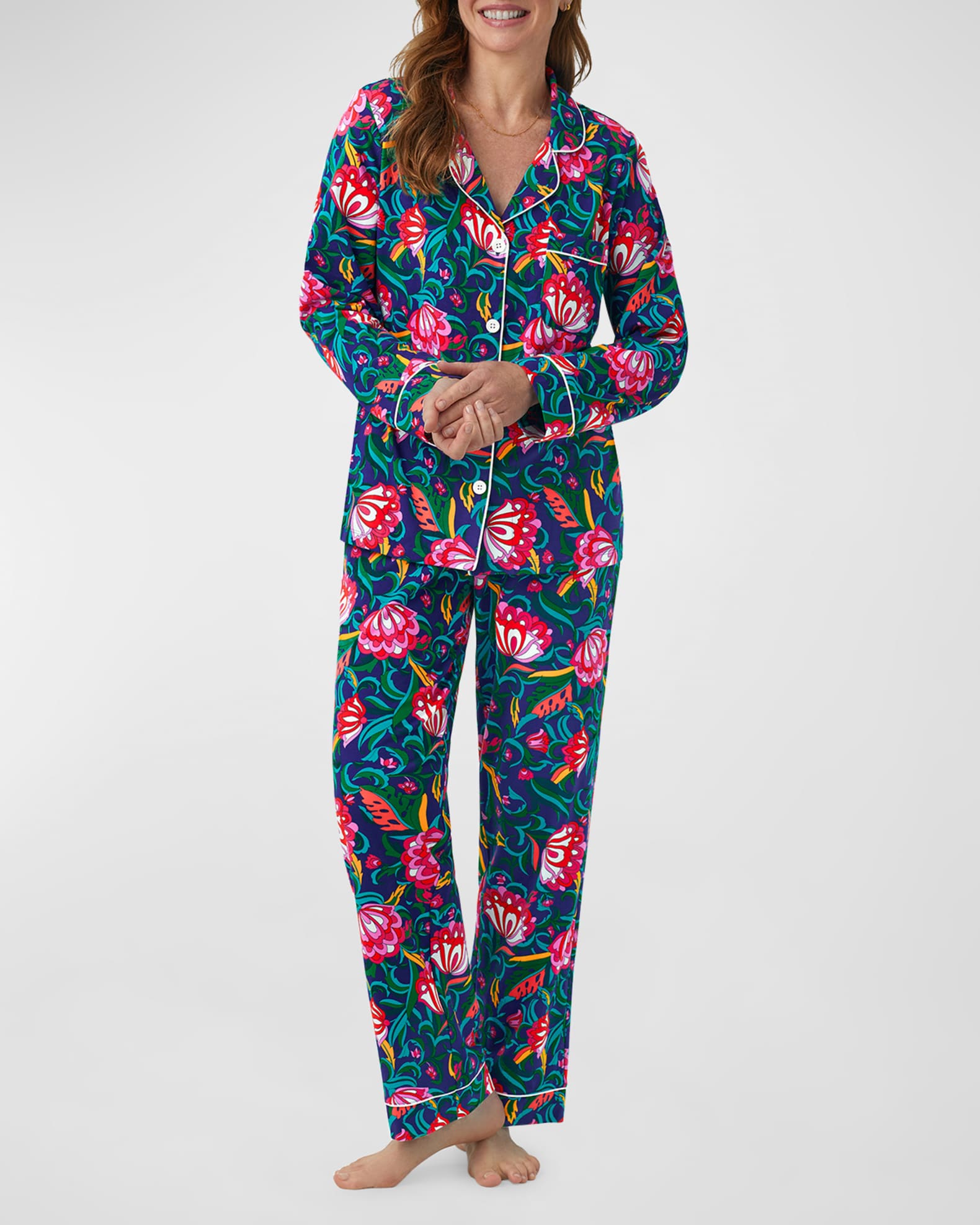 Cotton jersey pajama set shop