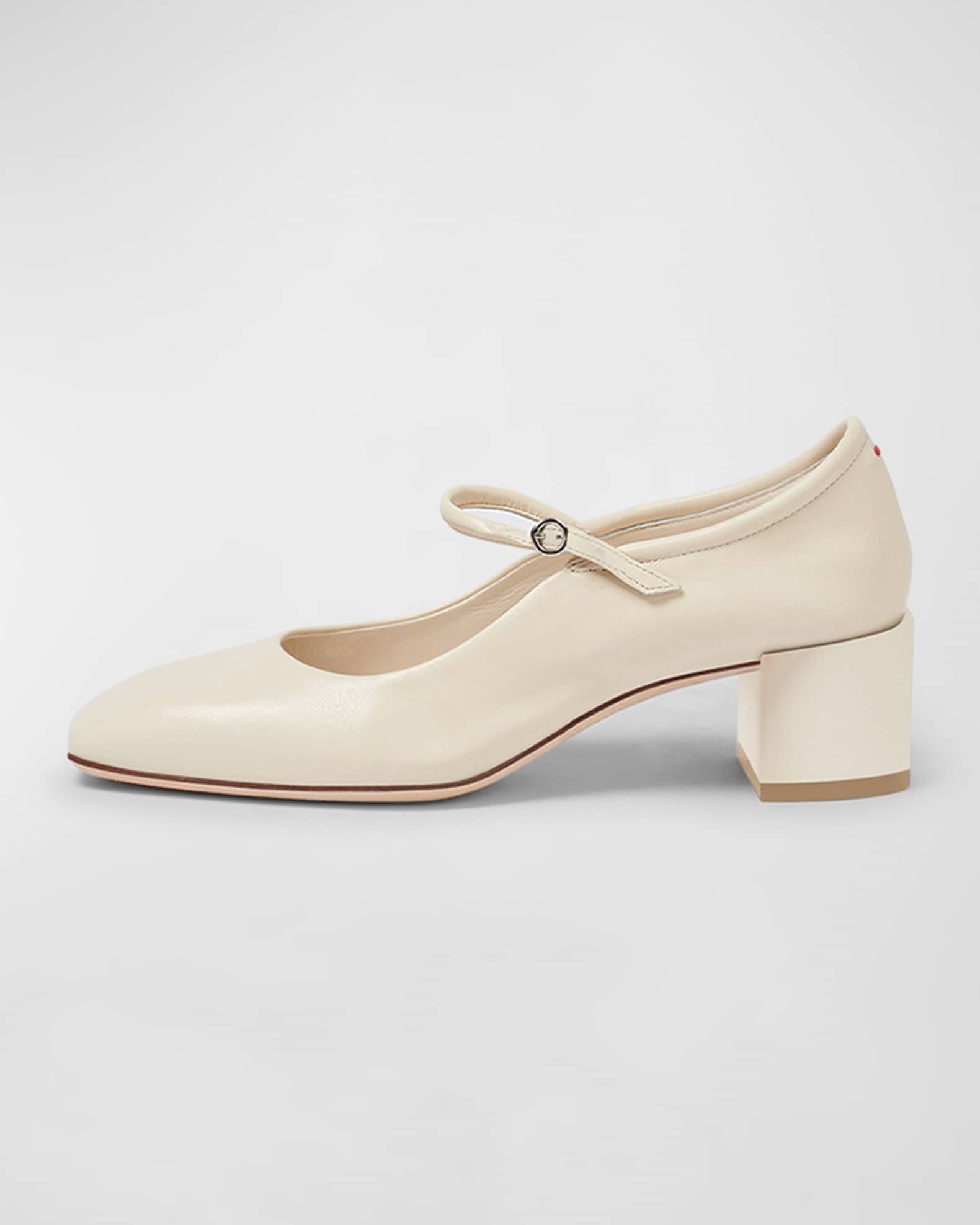 Aeyde Aline Square-Toe Mary Jane Pumps | Neiman Marcus