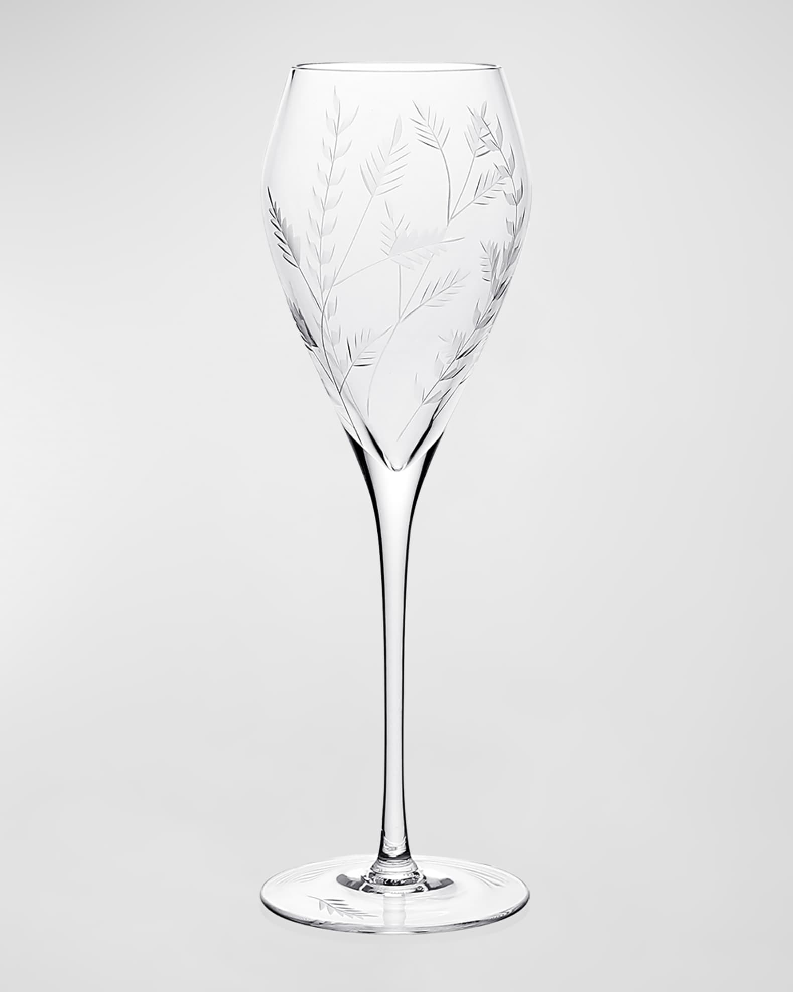 William Yeoward Crystal Daisy B Champagne Flute, 6 oz.