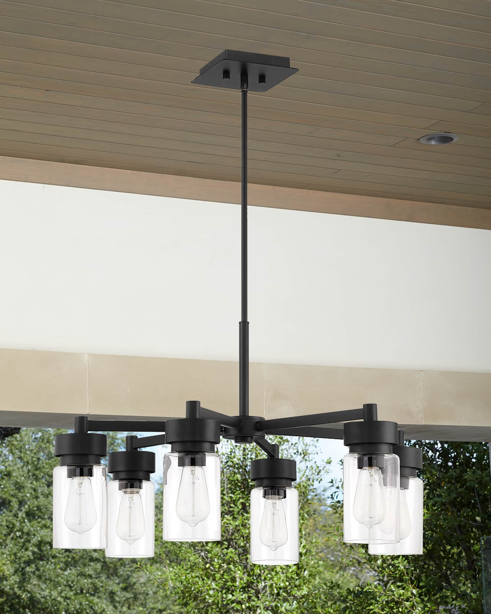 Bennet 6-Light Outdoor Chandelier  1