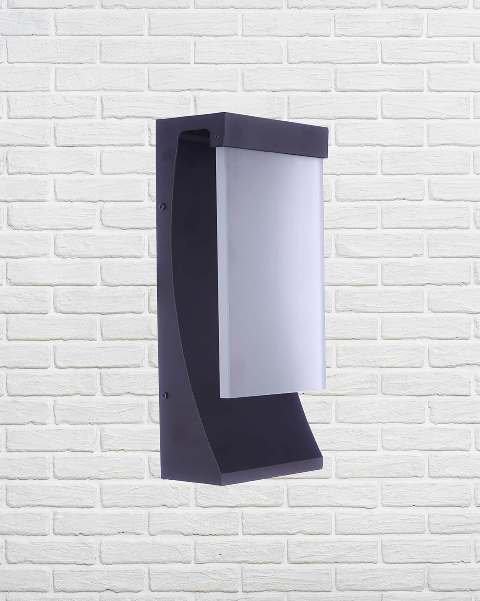 Vault 1-Light LED Outdoor Wall Mount, 15" 0