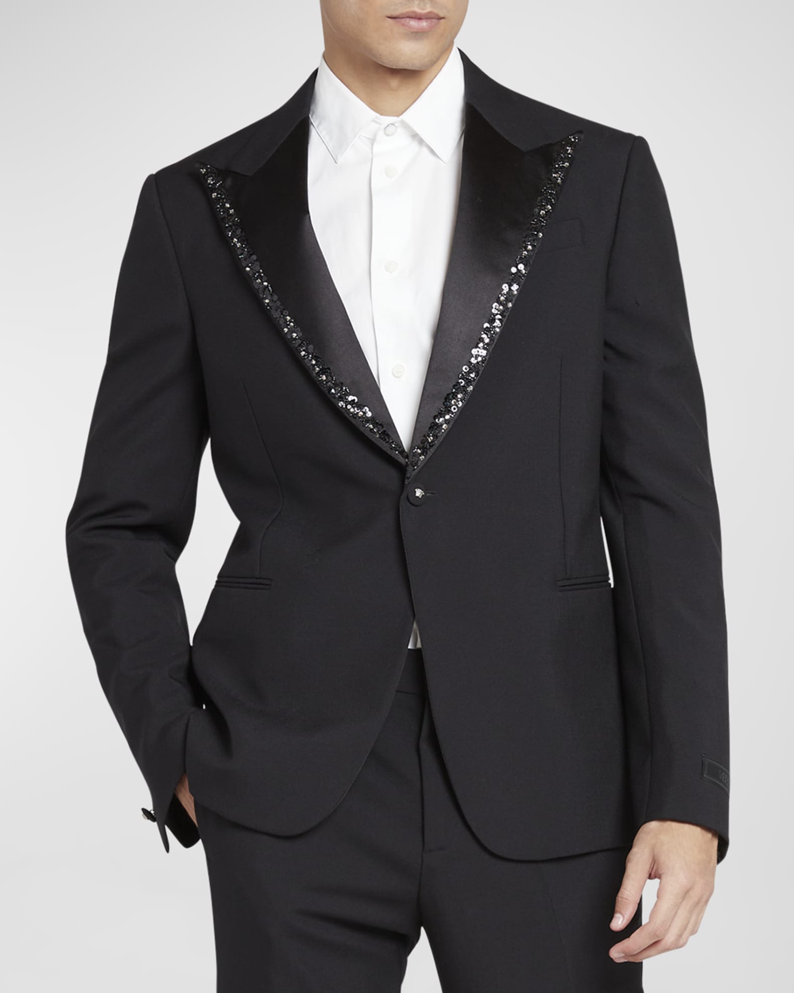 Versace tuxedo jacket sales
