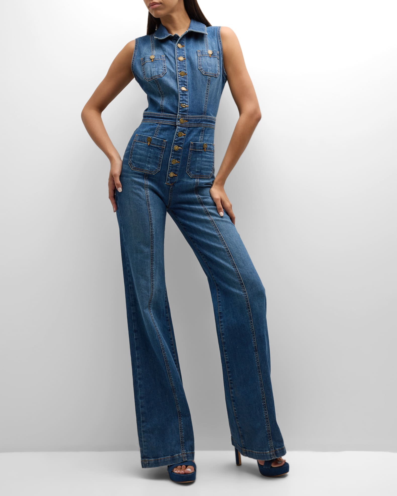 Carly Denim Jumpsuit