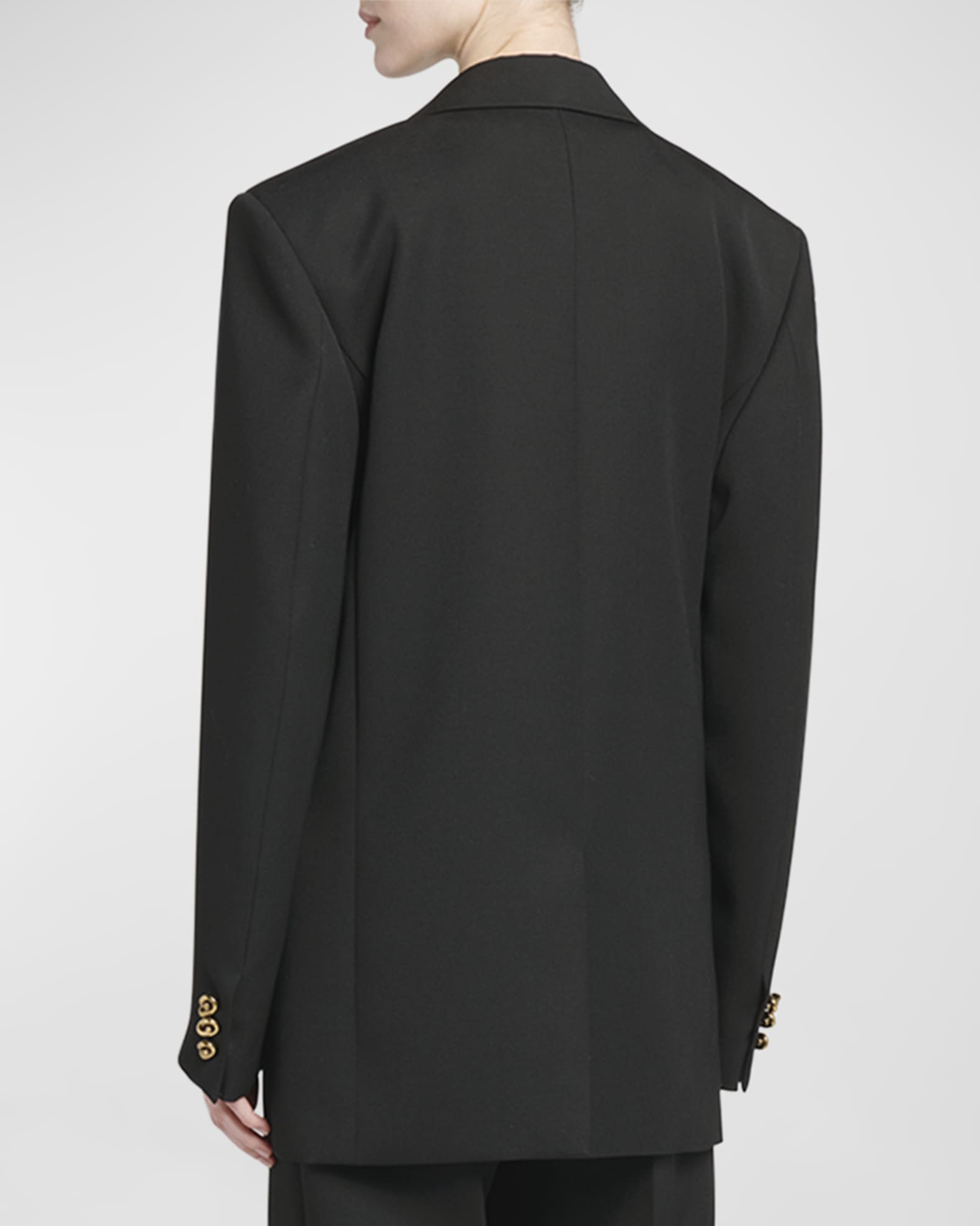 【クールにキメる♪】Bottega Veneta DOUBLE BREASTED JACKET Bottega Veneta Double-Breasted Blazer Jacket | Neiman Marcus