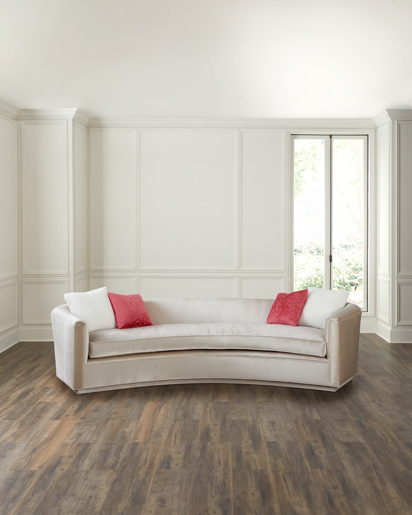 Millie Velvet Sofa - 126.5" 0