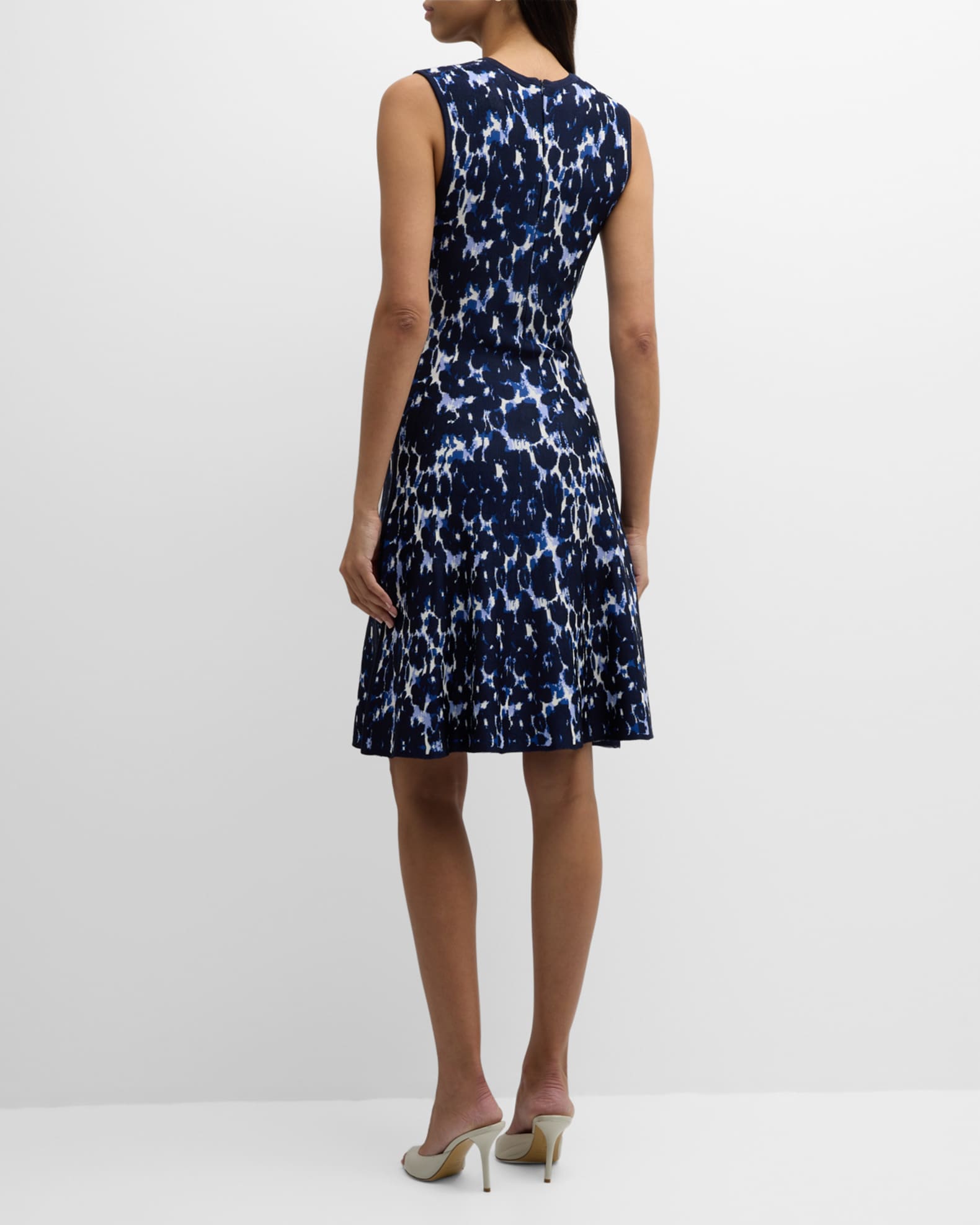 Lela Rose Penelope Floral Print Midi Dress | Neiman Marcus