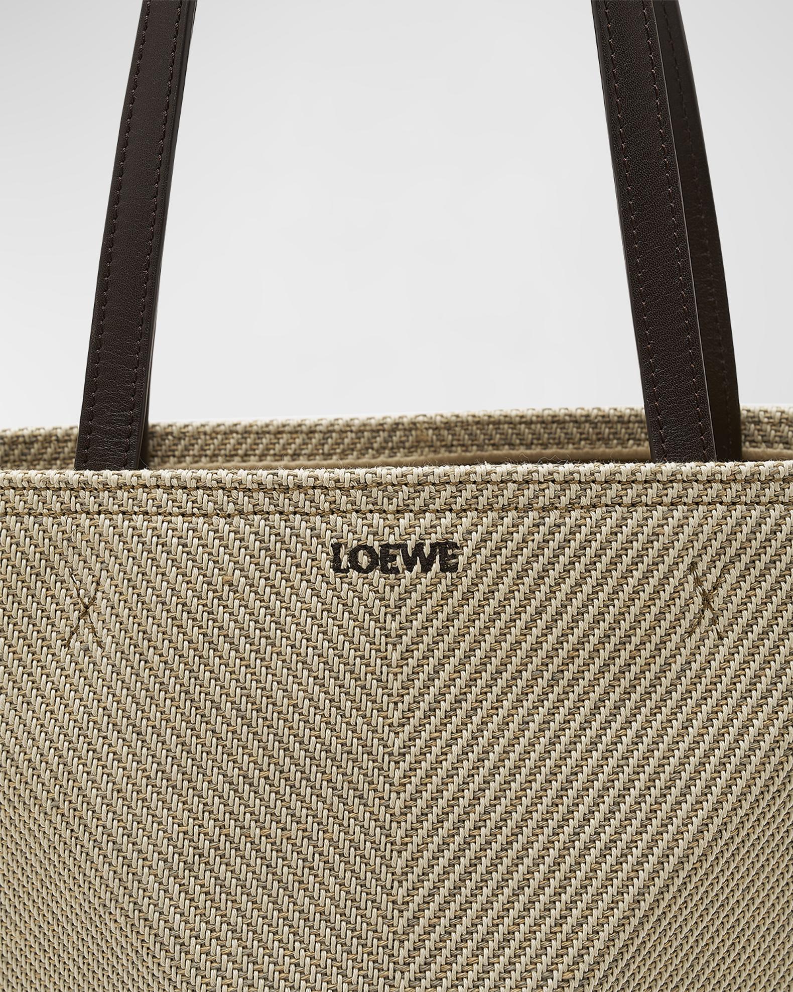 Loewe Puzzle Fold Medium Tote Bag in Canvas | Neiman Marcus