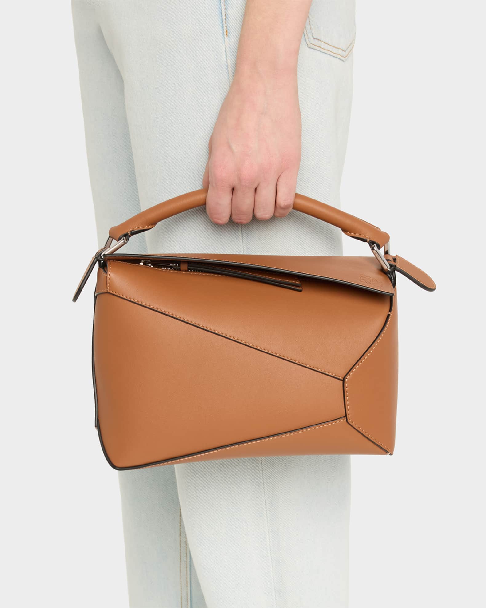 バッグ・カバンその他 Loewe Small Puzzle Edge bag in brown Small Puzzle Edge bag in soft grained calfskin Brown - LOEWE
