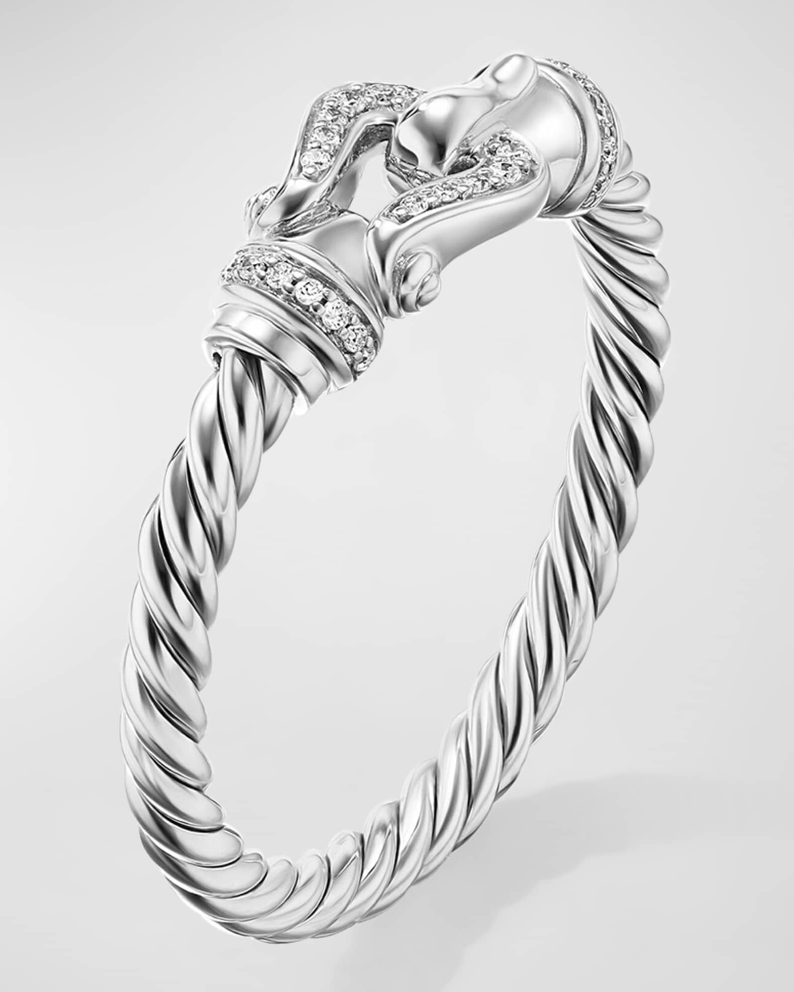 Buckle Ring David Yurman Silver Ring David Yurman Sterling Silver