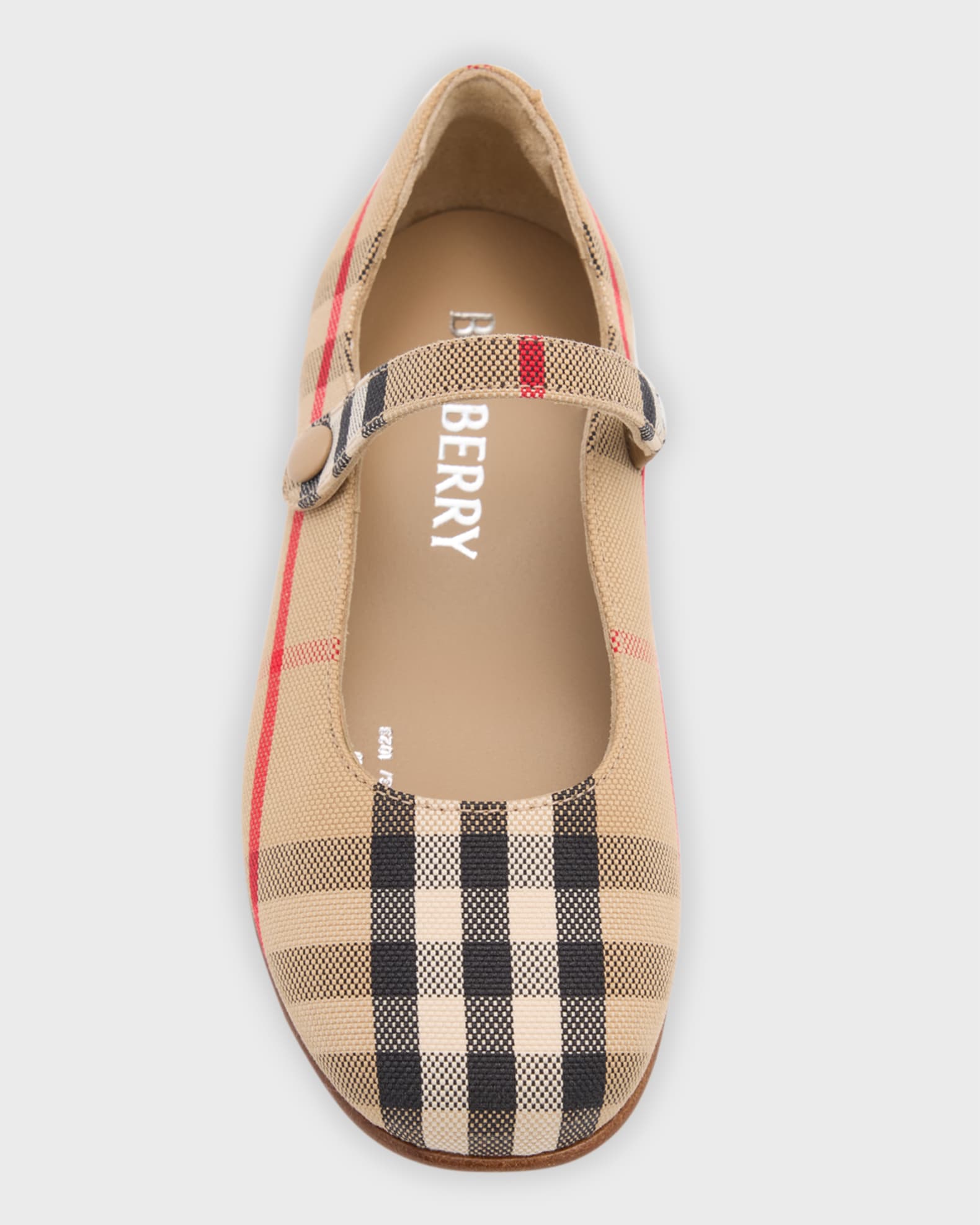 Girl s Seth Check Ballerina Flats Baby Toddlers