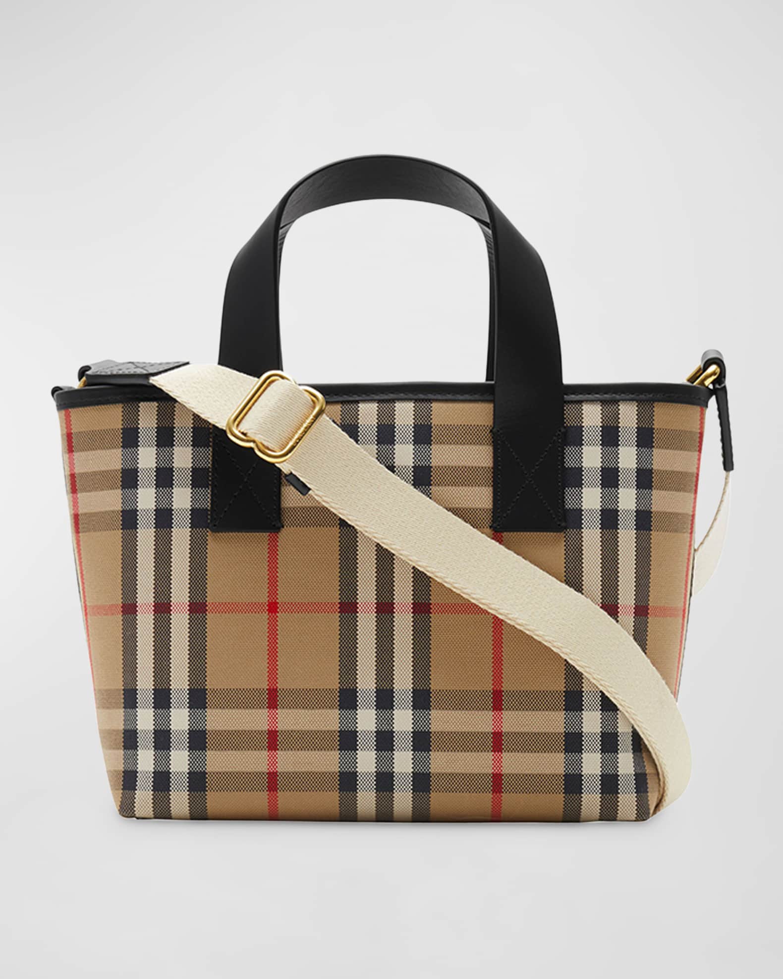 Burberry checked bag hotsell