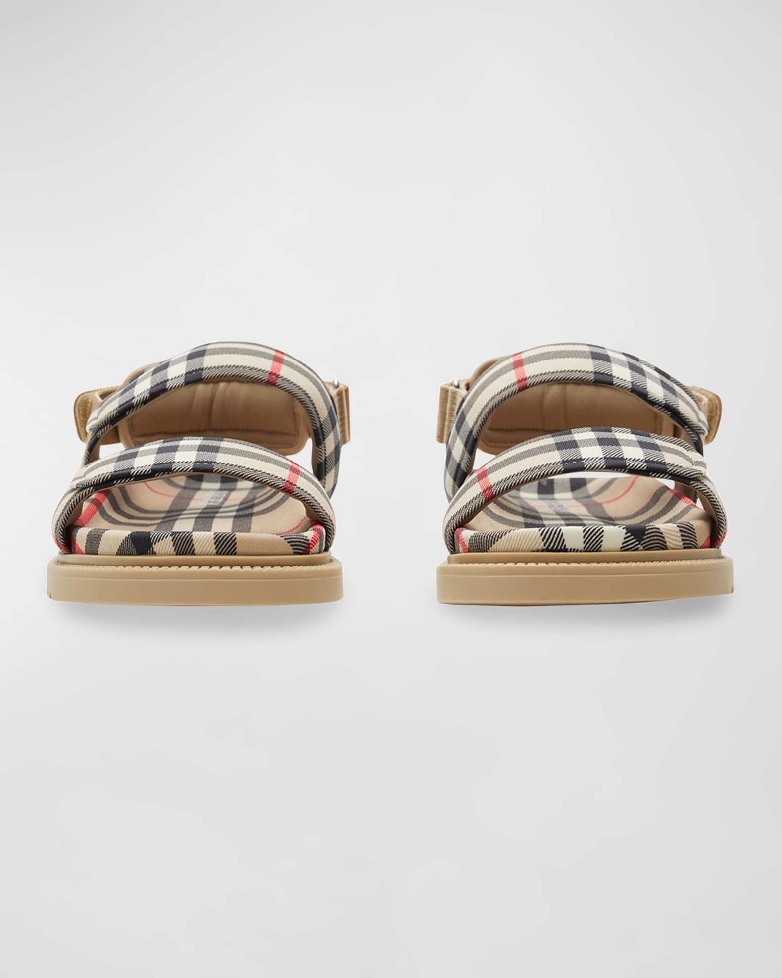Burberry Kid's Jamie Check Sandals, Kids | Neiman Marcus