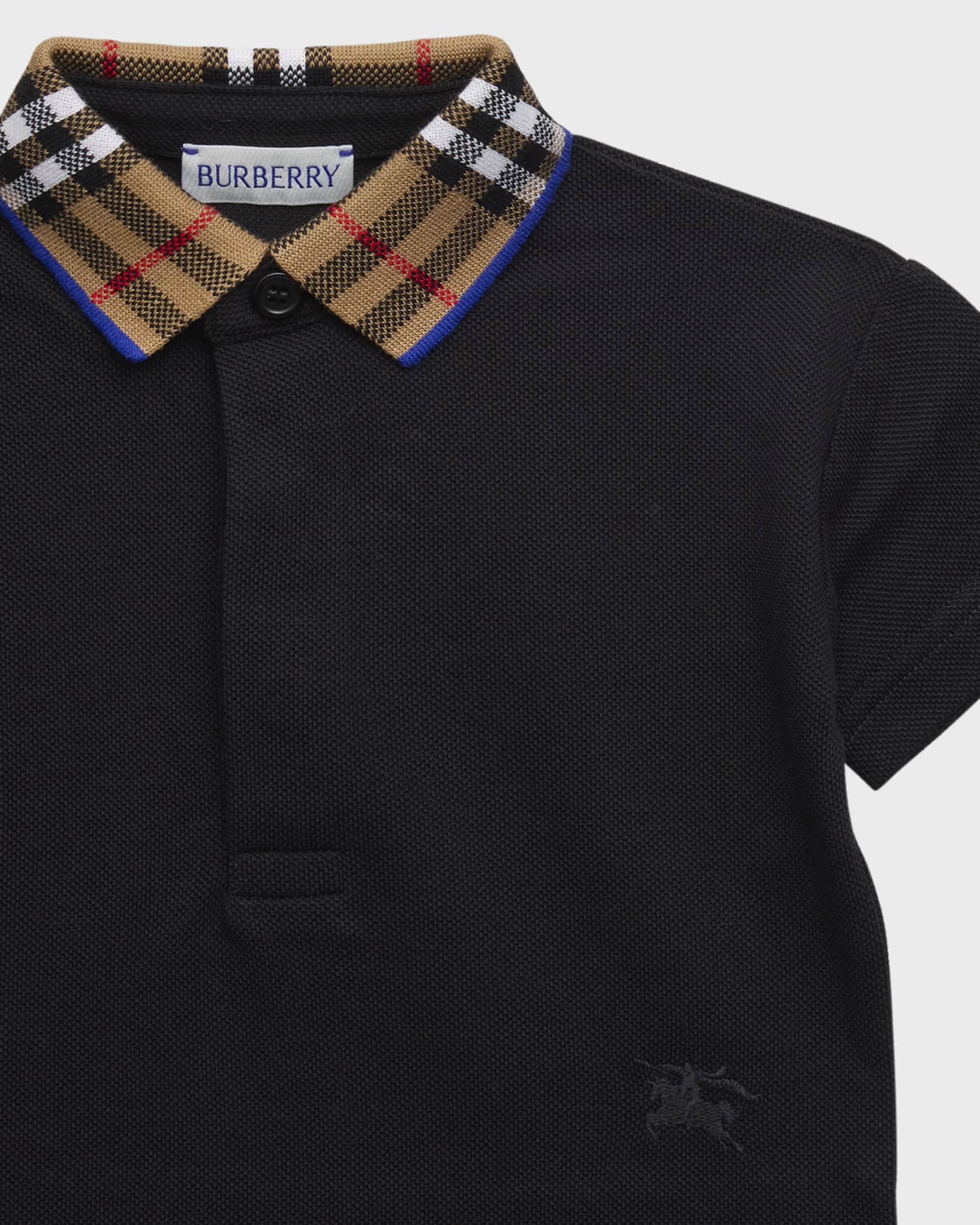 Burberry Johane Childrens Boys Polo Black 2 main image 0