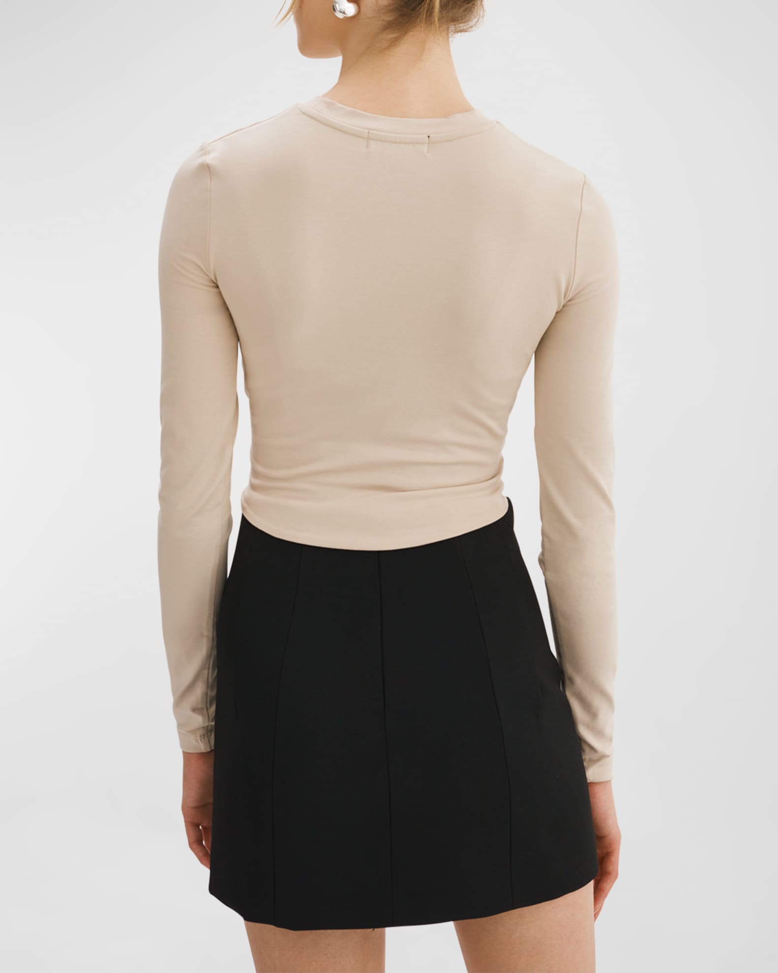 LAMARQUE - MIKI Leather Trimmed Crop Tank Top main image 0