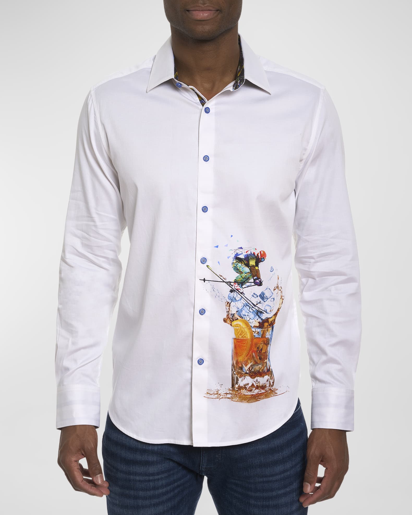 Men's Apres-Ski Button-Down Shirt 0