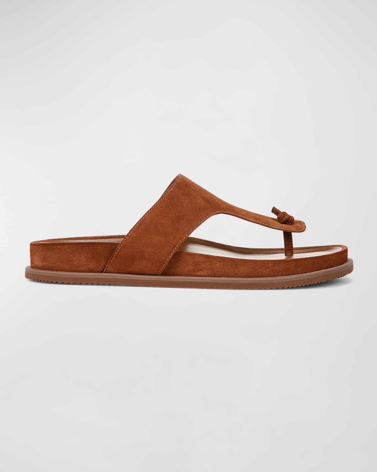 Suede store thong sandals