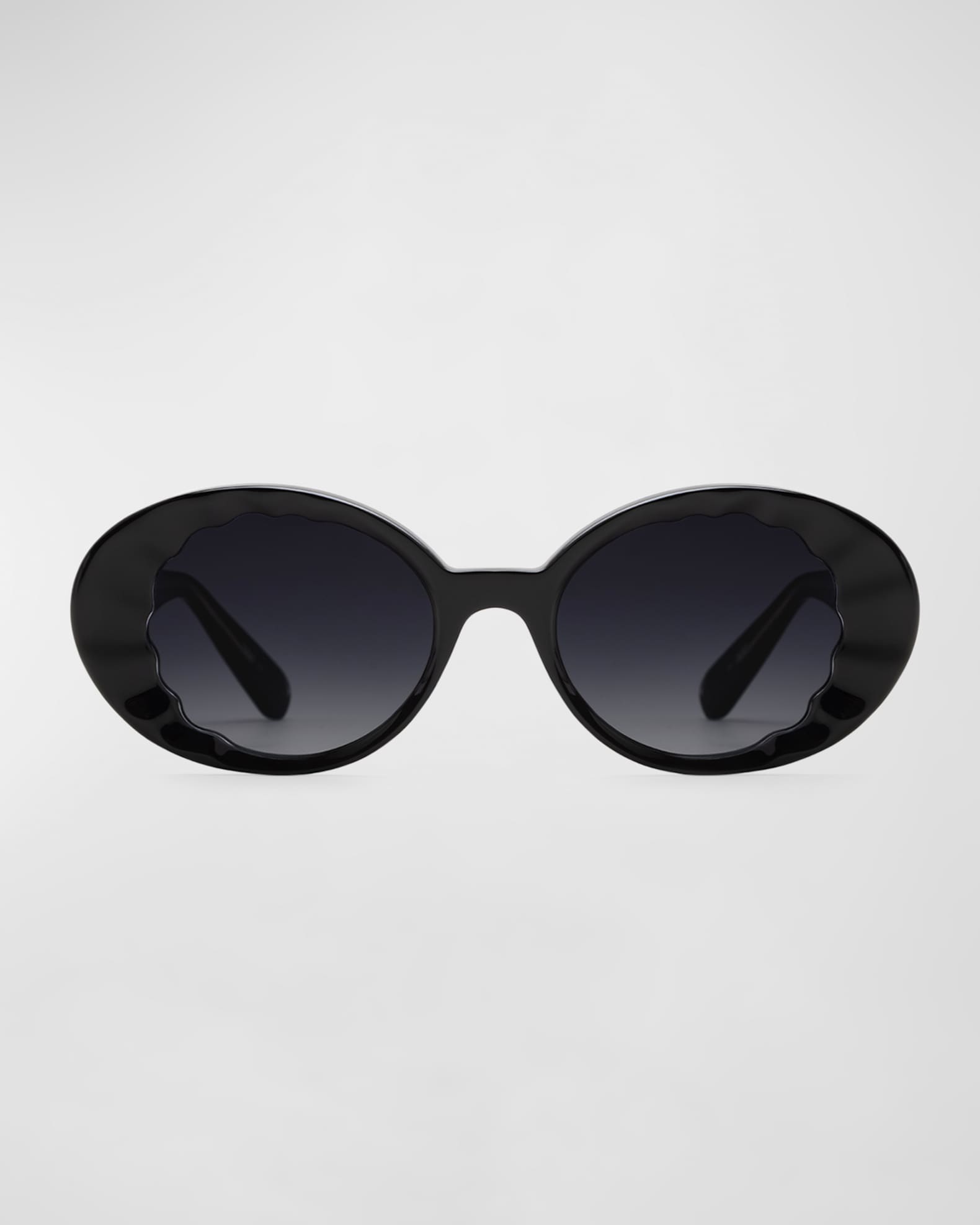 KREWE Alixie Acetate Oval Sunglasses Neiman Marcus