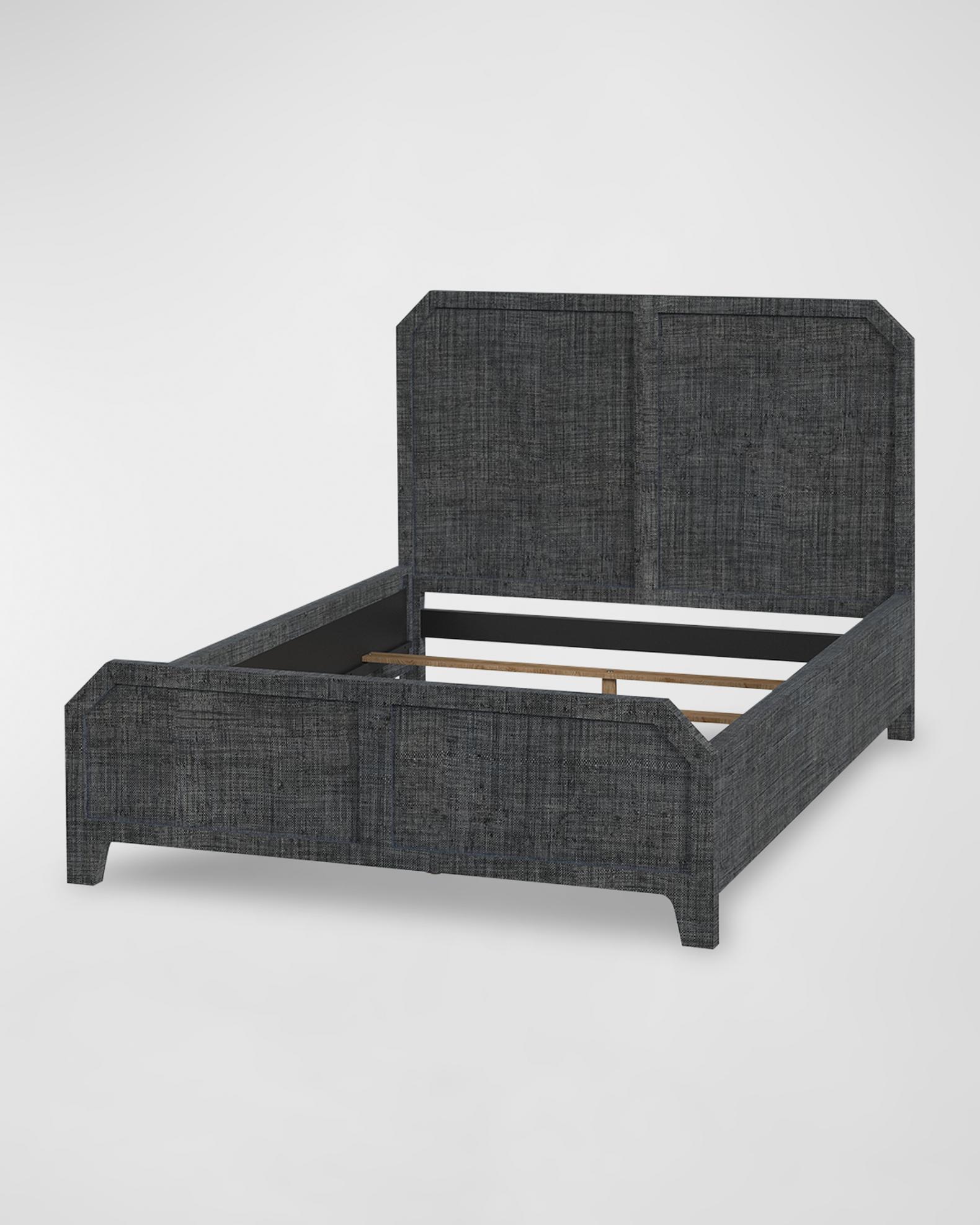 Butler Specialty Co Helena Raffia Queen Panel Bed | Neiman Marcus