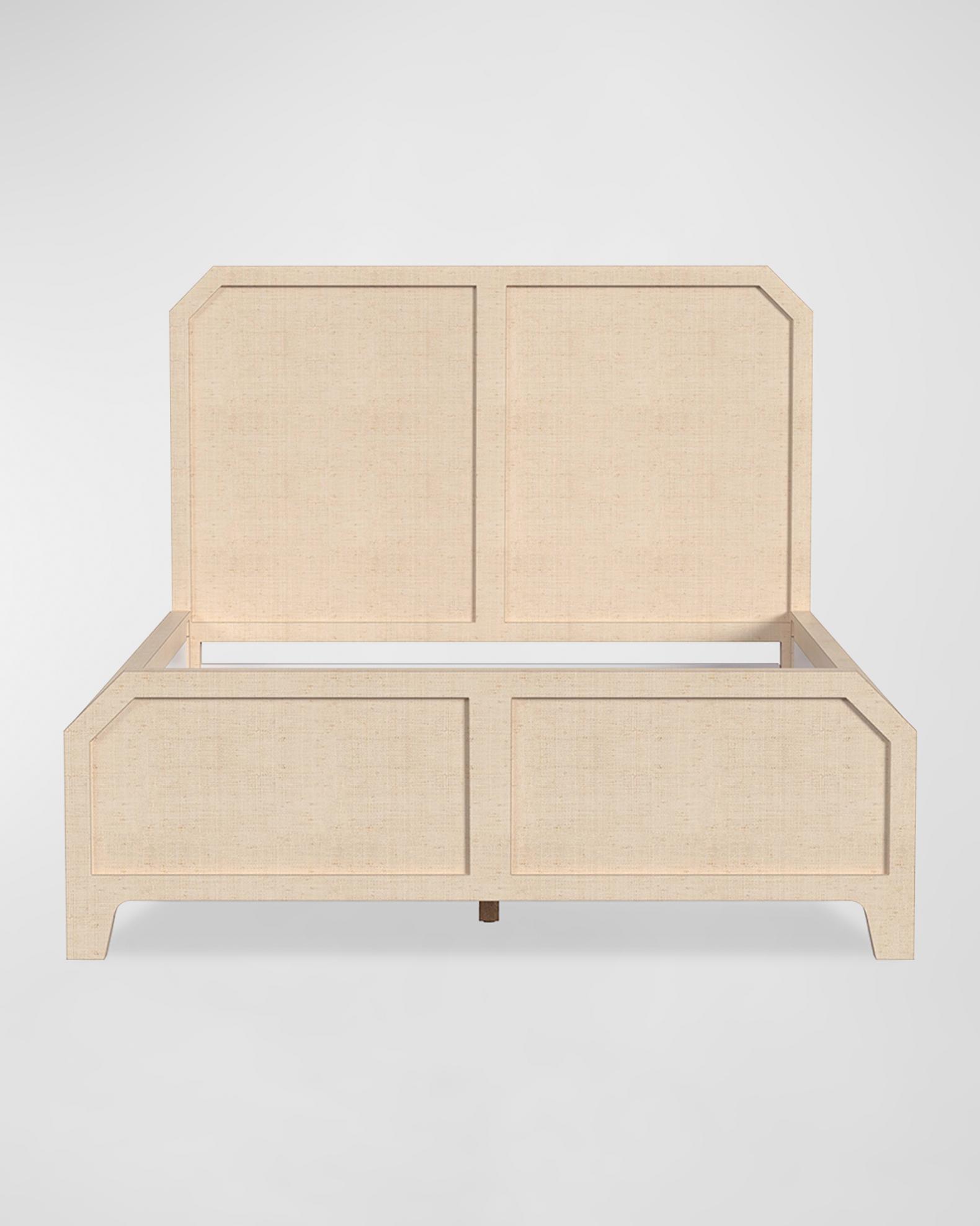 Butler Specialty Co Helena Raffia Queen Panel Bed | Neiman Marcus