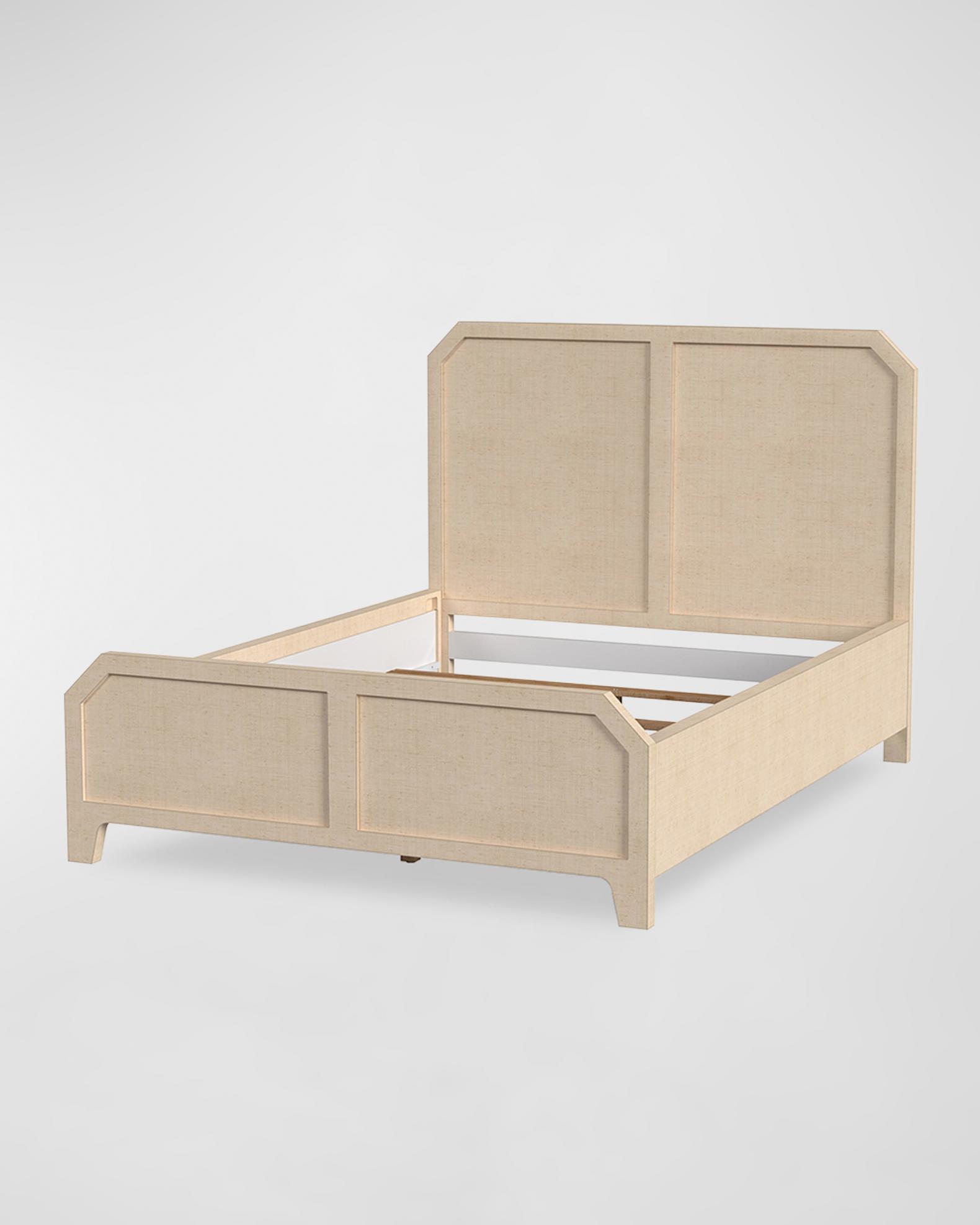 Butler Specialty Co Helena Raffia Queen Panel Bed | Neiman Marcus