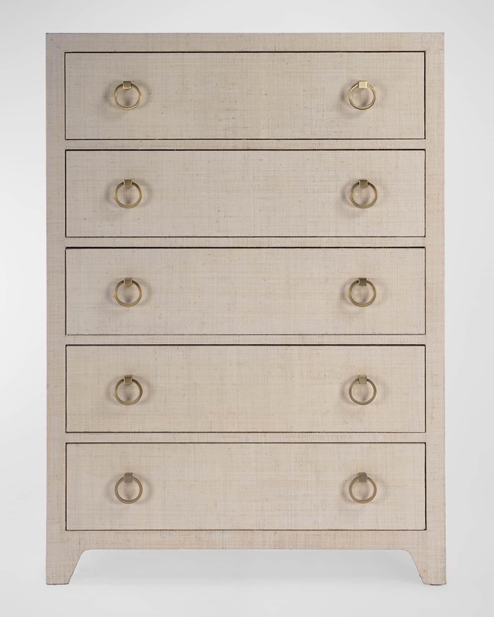 Butler Specialty Co Helena Raffia 5-Drawer Dresser | Neiman Marcus
