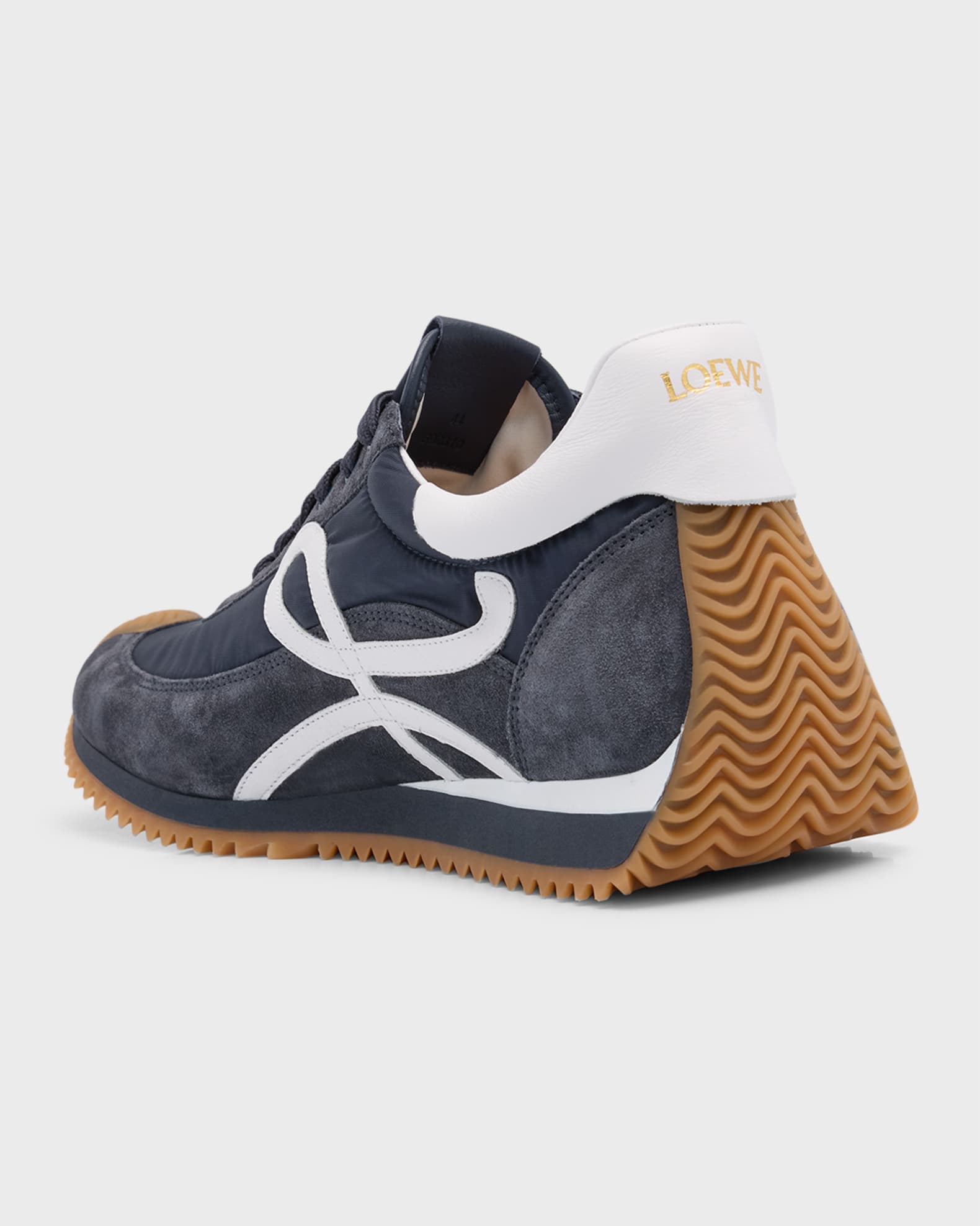 Men's Flow Runner 2.0 Nylon and Suede Sneakers | Neiman Marcus
